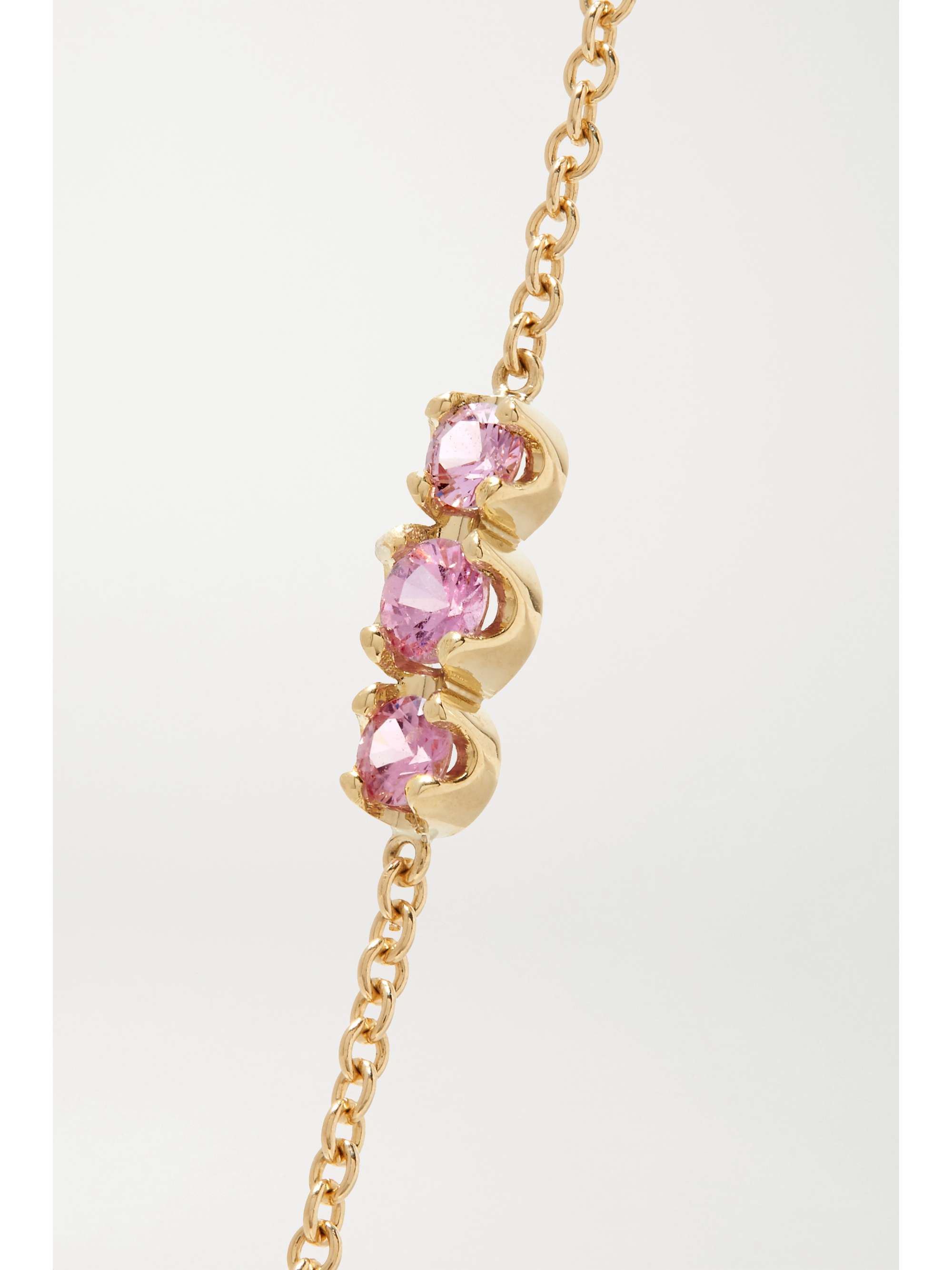 JENNIFER MEYER Armband aus 18 Karat Gold mit Saphir