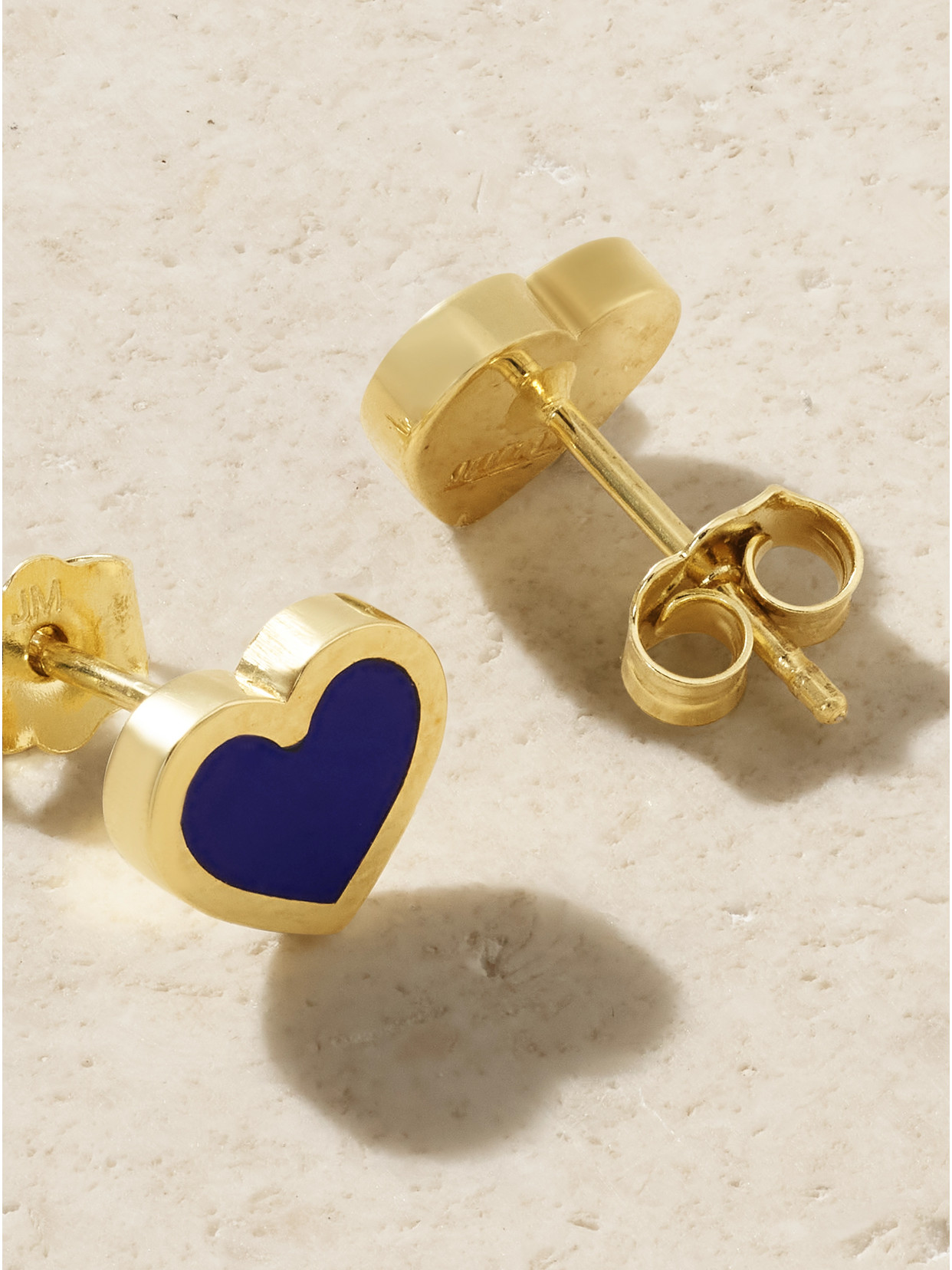 Shop Jennifer Meyer 18-karat Gold Lapis Lazuli Earrings