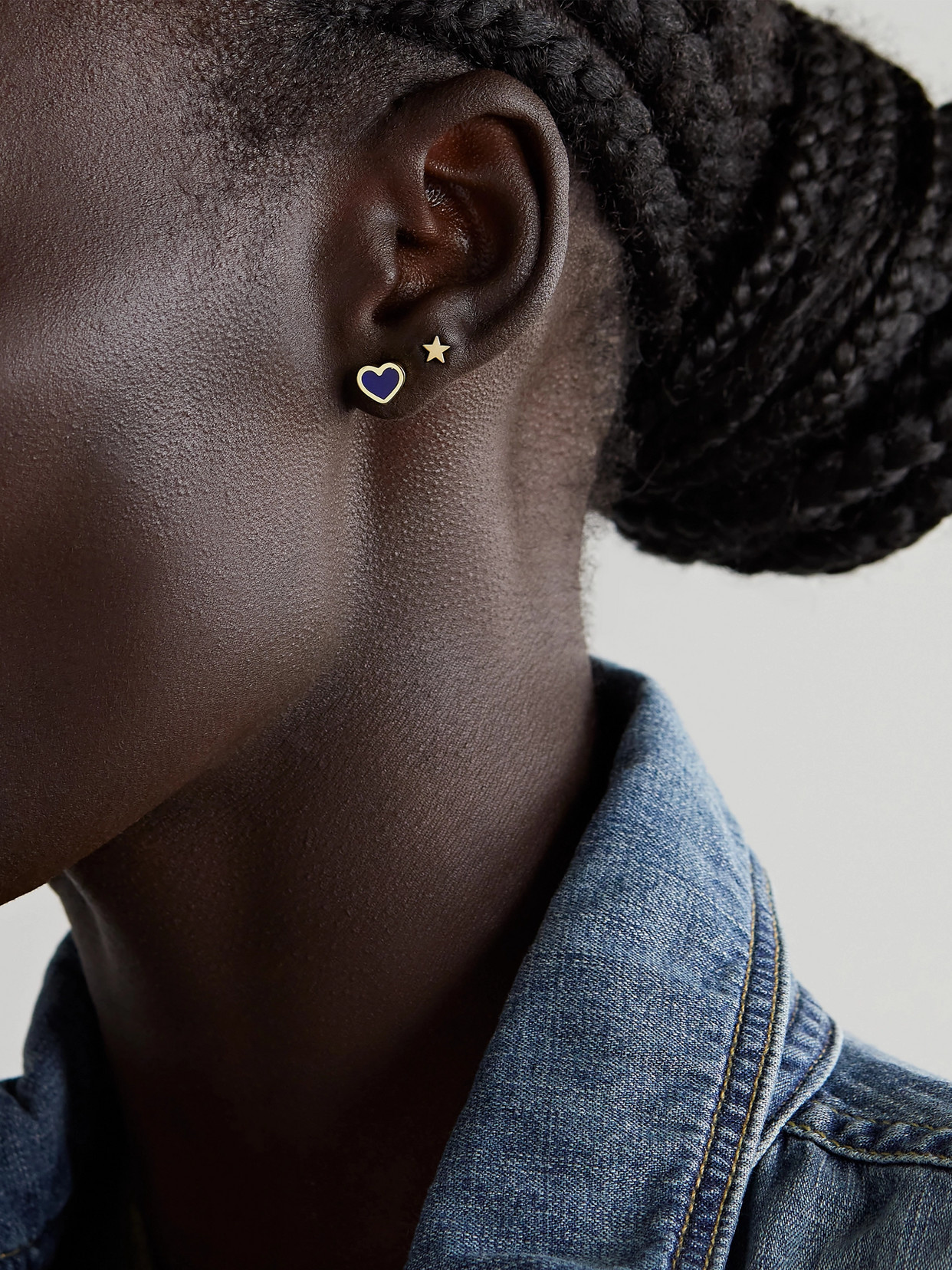 Jennifer Meyer 18-karat Gold Lapis Lazuli Earrings In Gold