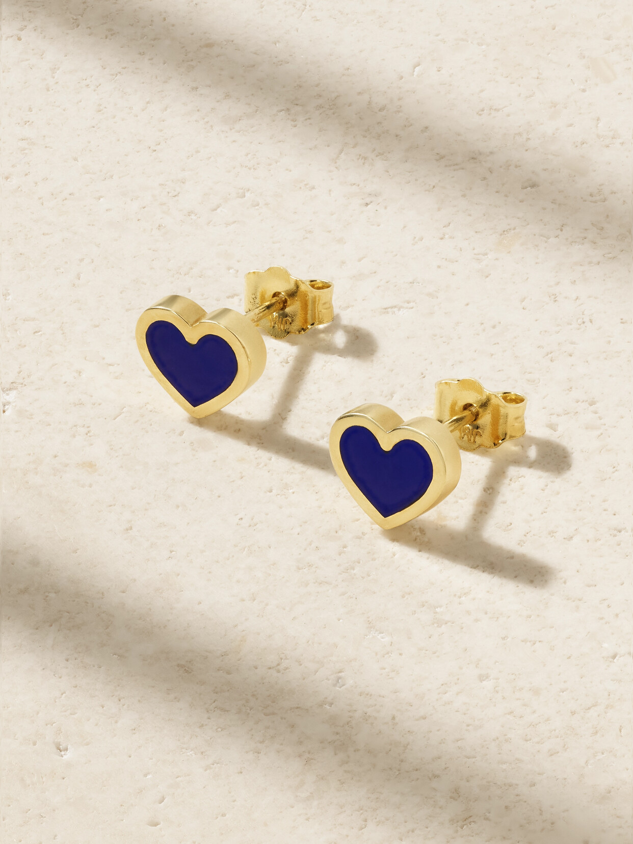 Jennifer Meyer 18-karat Gold Lapis Lazuli Earrings