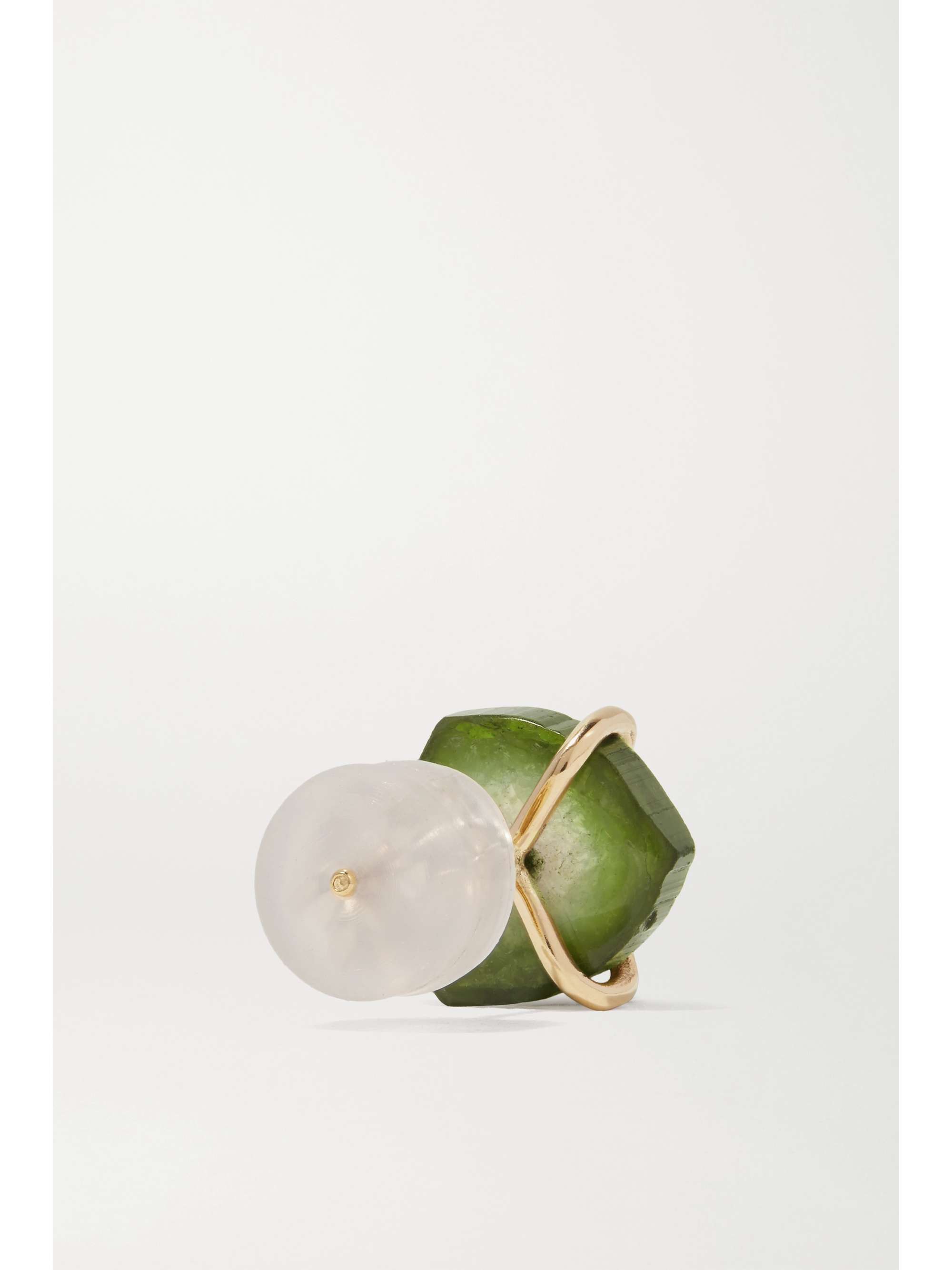 MELISSA JOY MANNING 14-karat gold tourmaline earrings