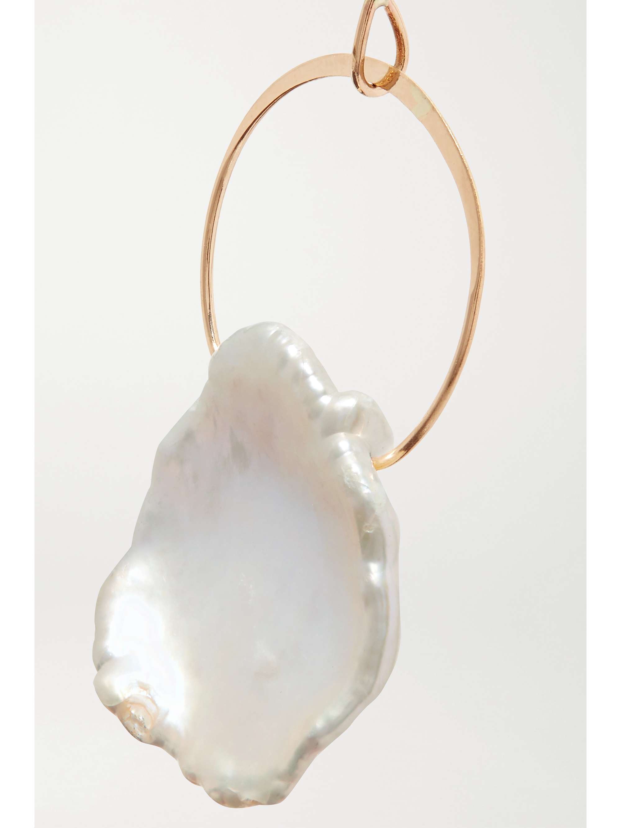 MELISSA JOY MANNING 14-karat gold pearl earrings