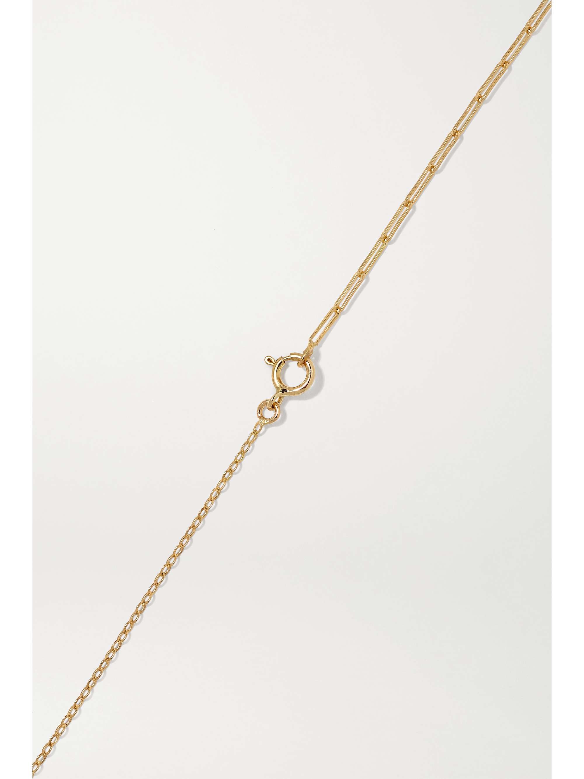 YVONNE LÉON 18-karat yellow and white gold diamond necklace