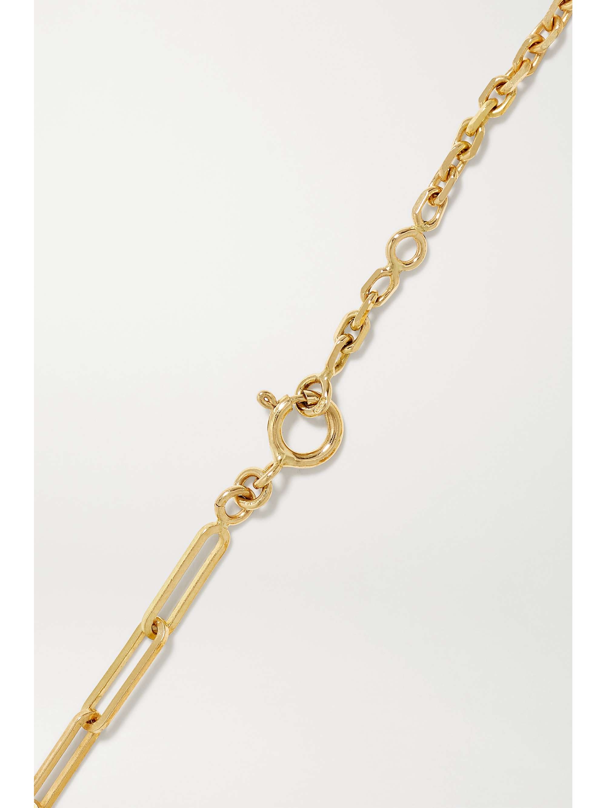 YVONNE LÉON 18-karat white gold diamond bracelet