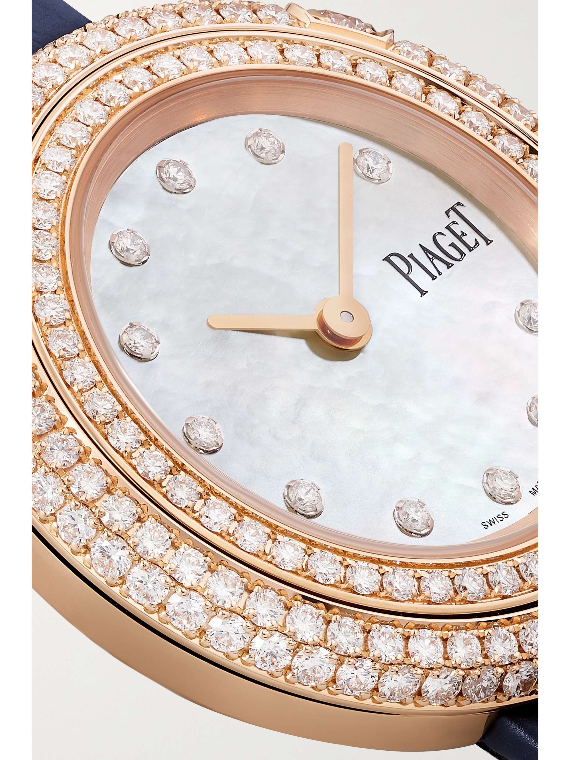 PIAGET Possession 29mm 18-karat rose gold, alligator and diamond watch