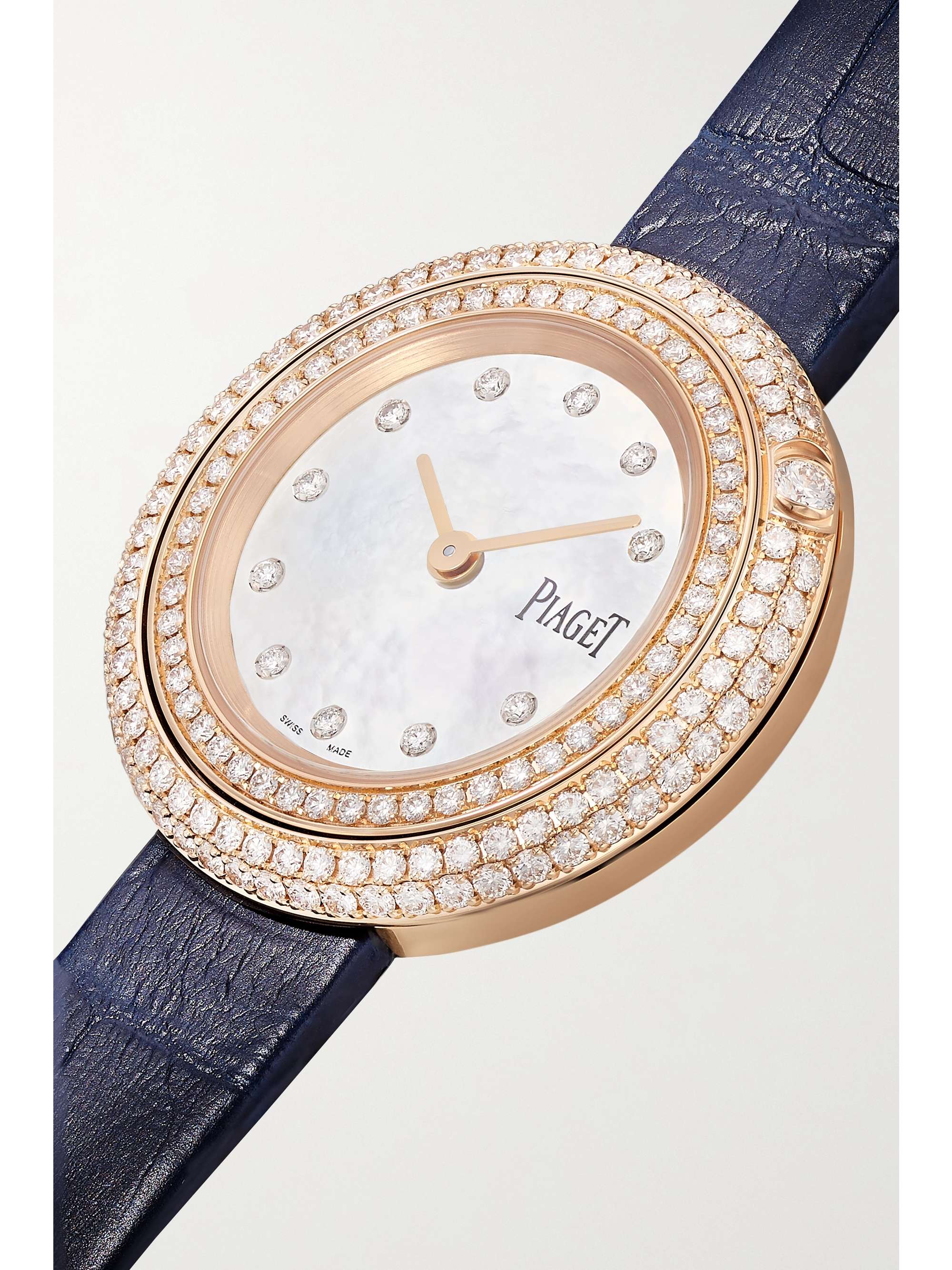 PIAGET Possession 29mm 18-karat rose gold, alligator and diamond watch