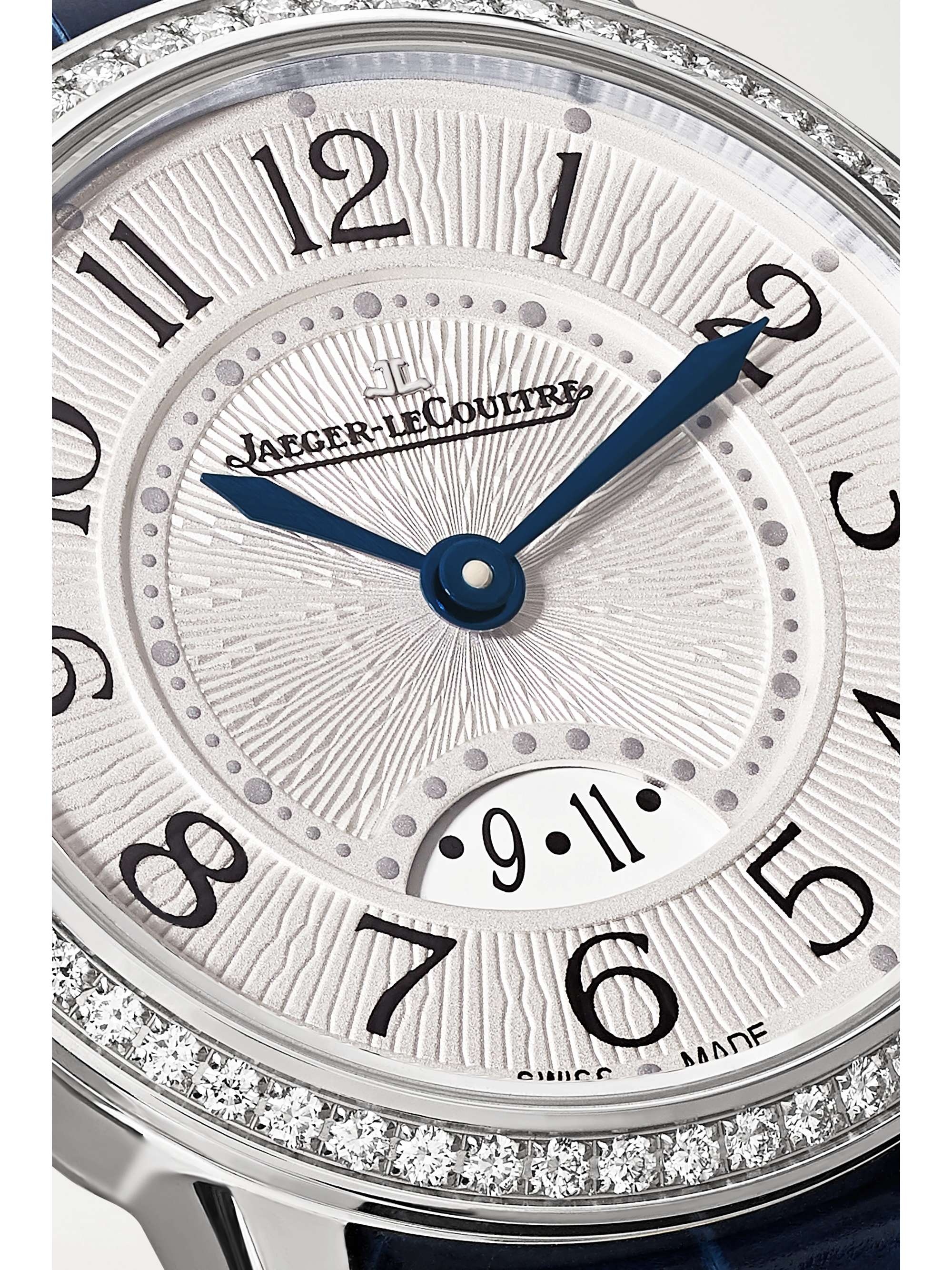 JAEGER LECOULTRE Rendez-Vous Date small 29mm stainless steel, alligator and diamond watch