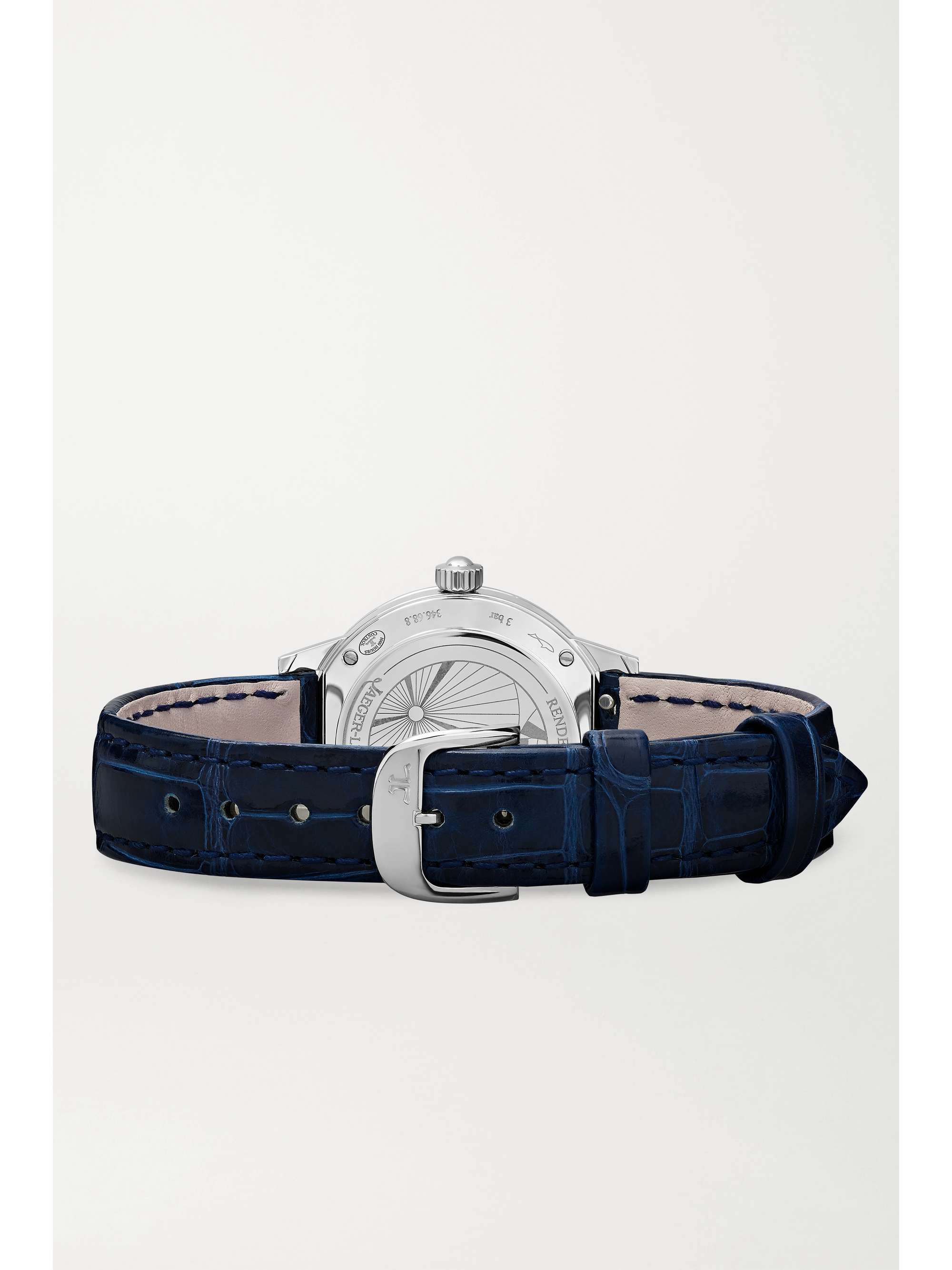 JAEGER LECOULTRE Rendez-Vous Date small 29mm stainless steel, alligator and diamond watch