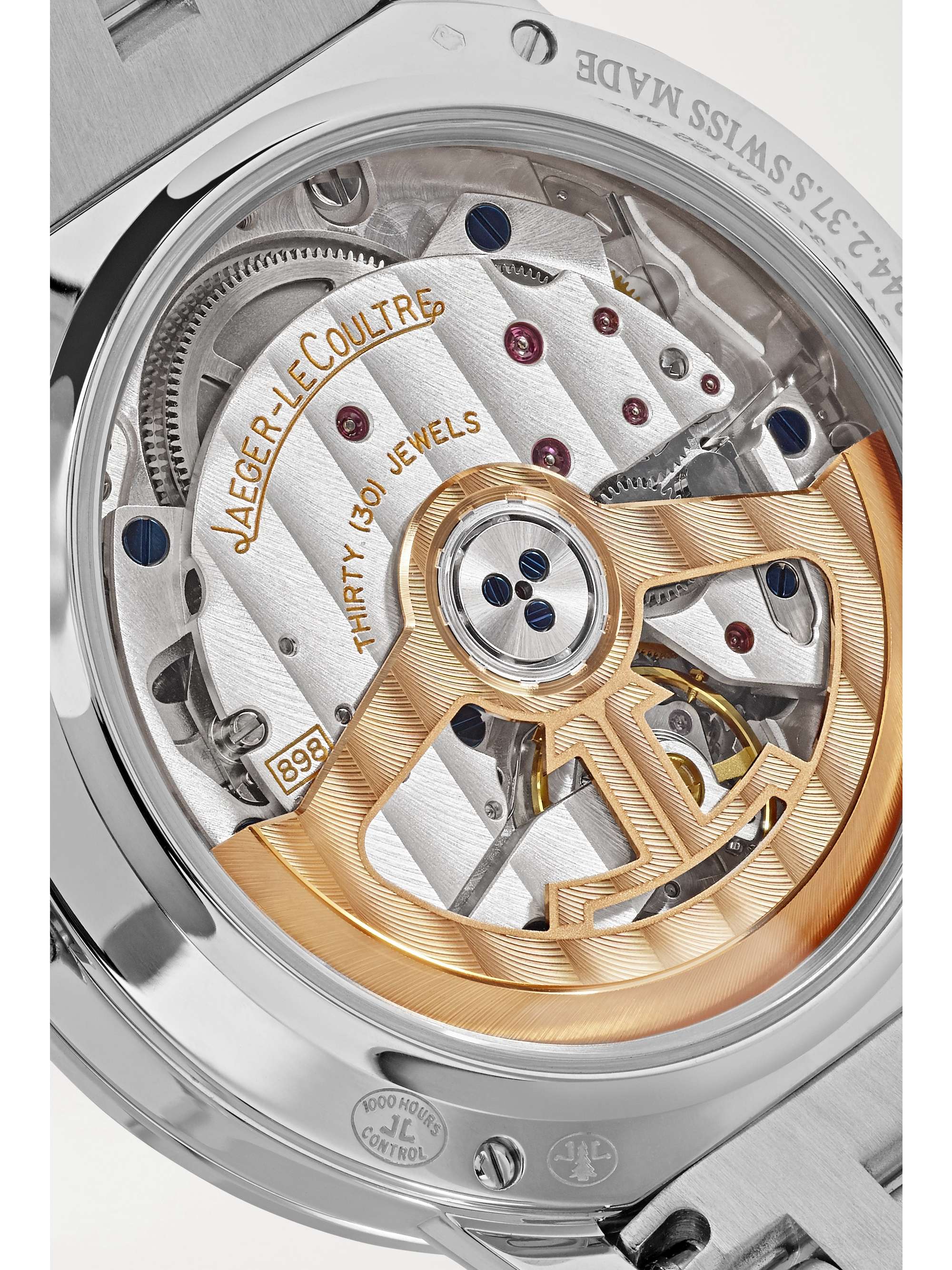 JAEGER-LECOULTRE Montre en acier inoxydable et diamants Rendez-Vous Night & Day Medium, 34 mm