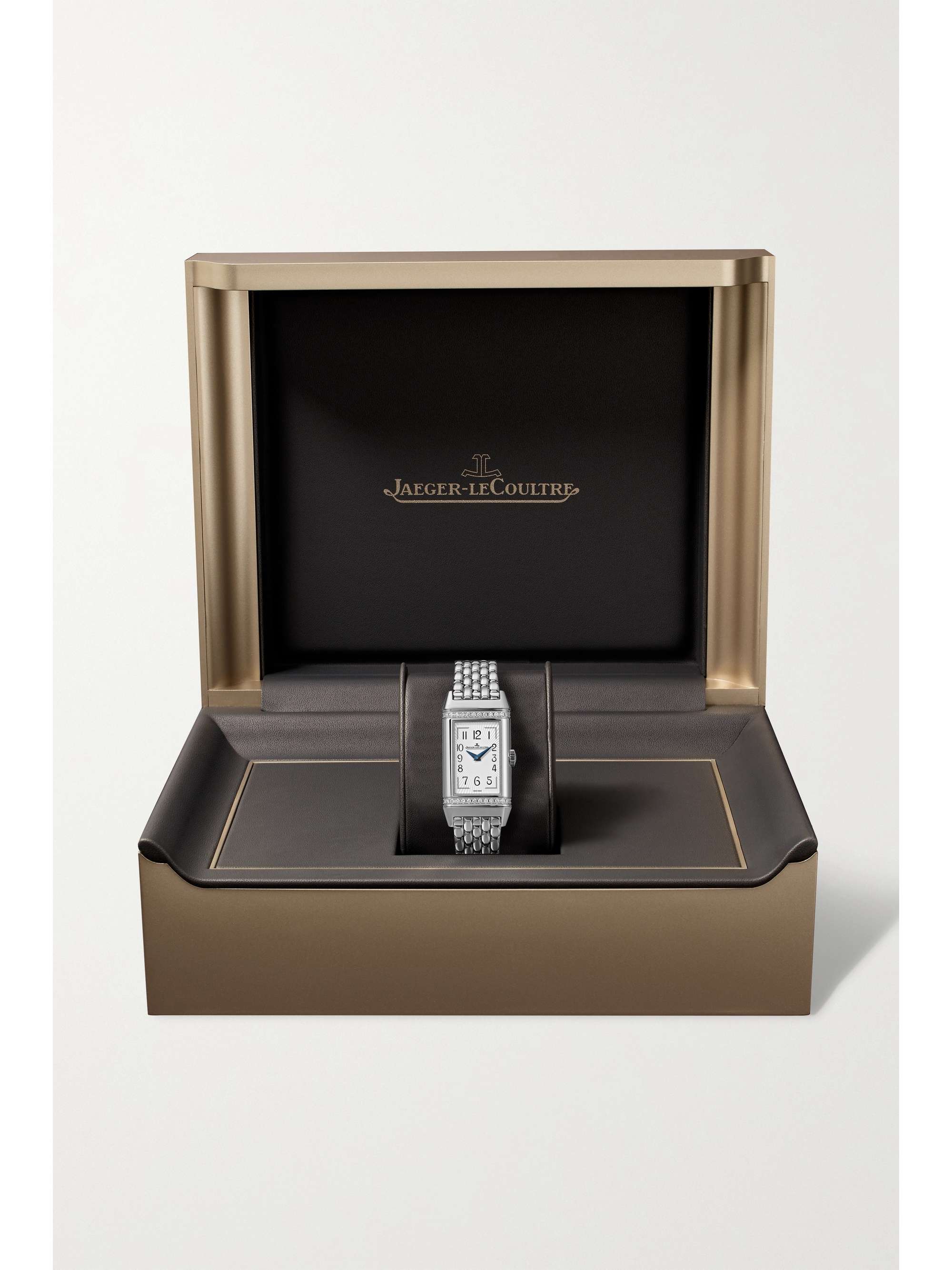 JAEGER-LECOULTRE Reverso One Duetto 40mm x 20mm stainless steel diamond watch