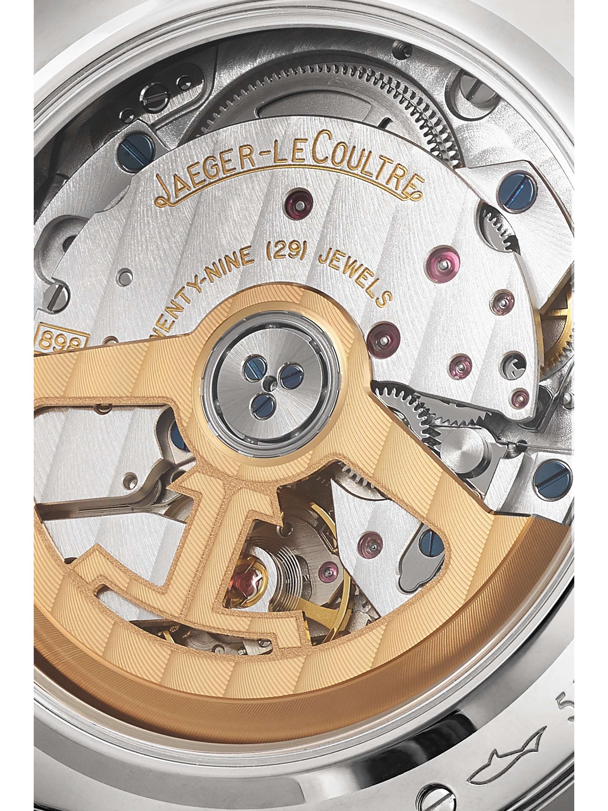 JAEGER LECOULTRE Rendez-Vous Night & Day Automatic 36 mm Uhr aus 18 Karat Weißgold mit Perlmutt, Diamanten und Alligatorlederarmband