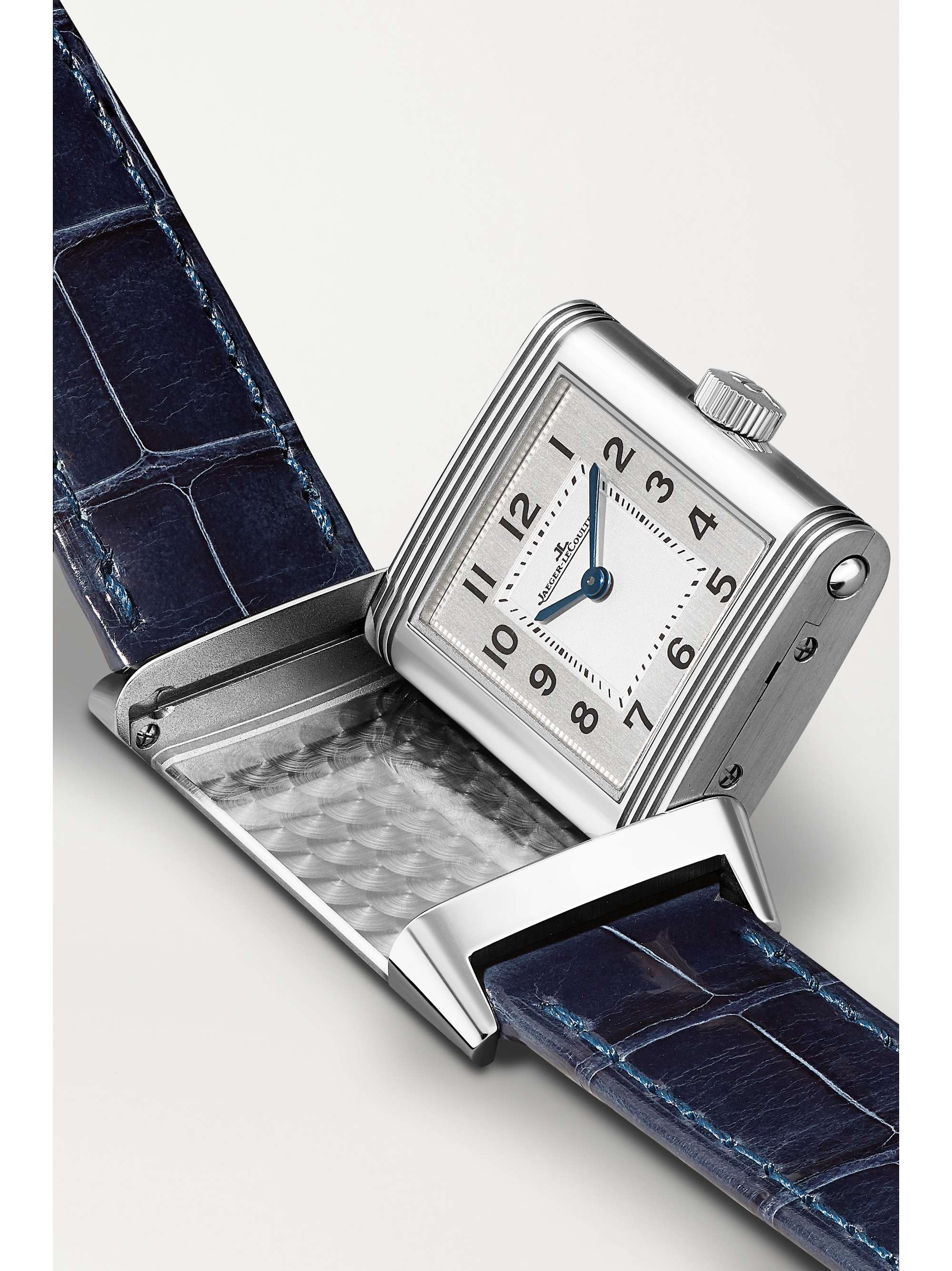 JAEGER LECOULTRE Reverso Classic Small 35.8mm x 21mm stainless steel and alligator watch