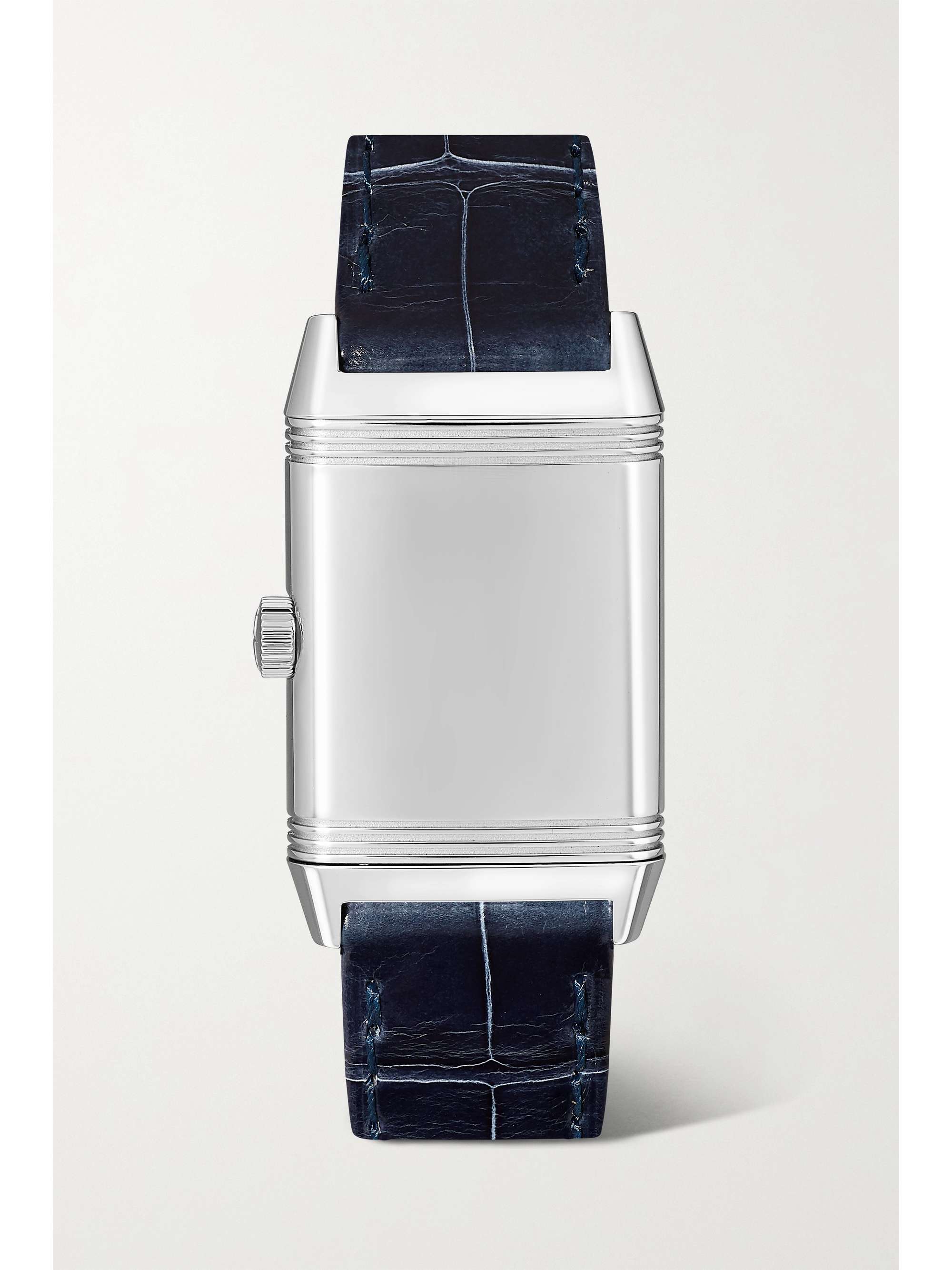 JAEGER LECOULTRE Reverso Classic Small 35.8mm x 21mm stainless steel and alligator watch