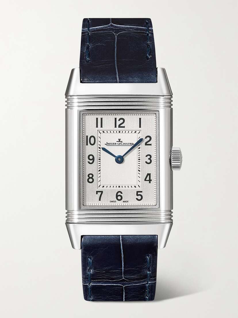 Jaeger-LeCoultre Reverso Classic Small 35.8mm X 21mm Stainless Steel And Alligator Watch