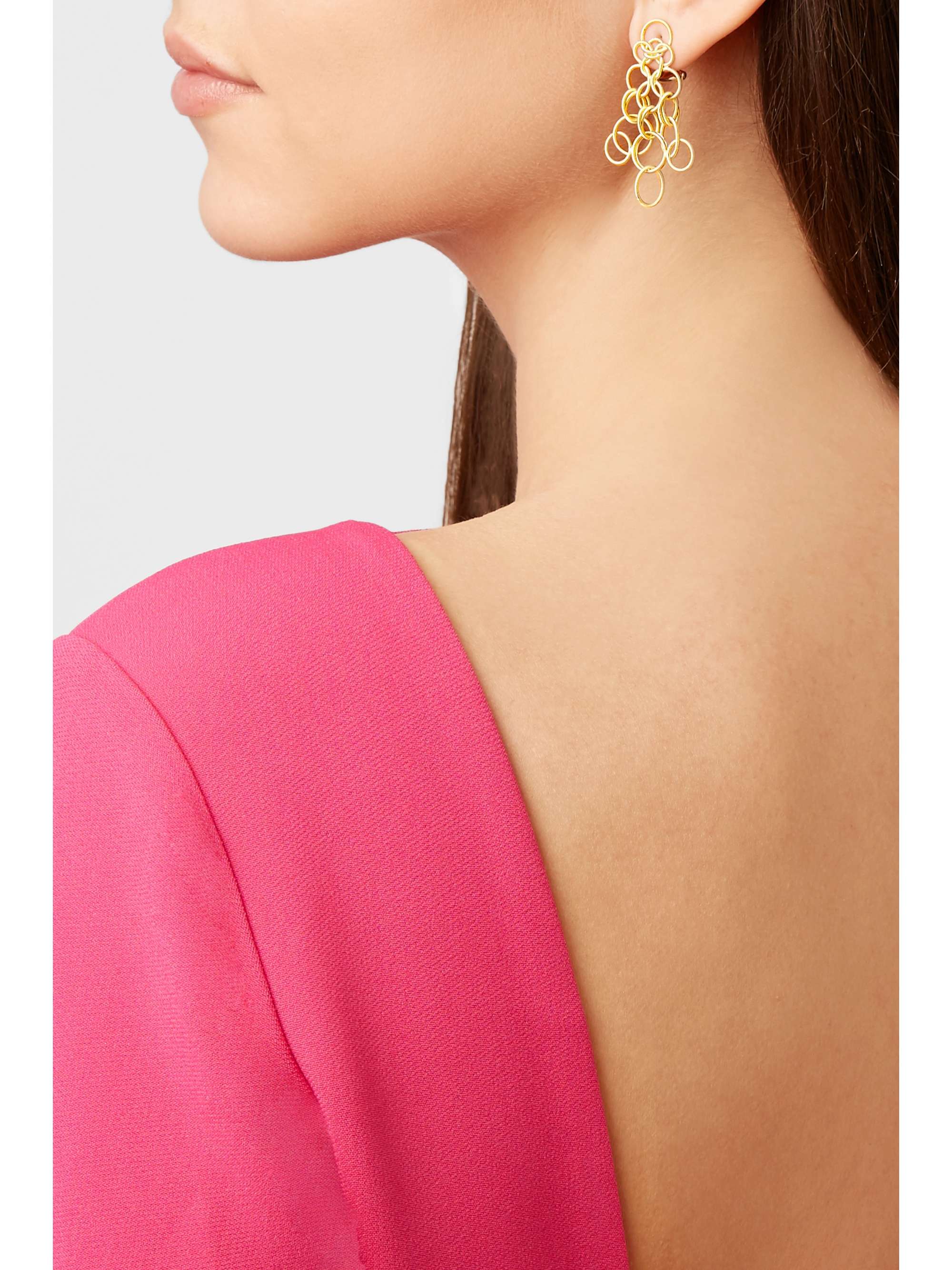 BUCCELLATI Hawaii 18-karat gold earrings