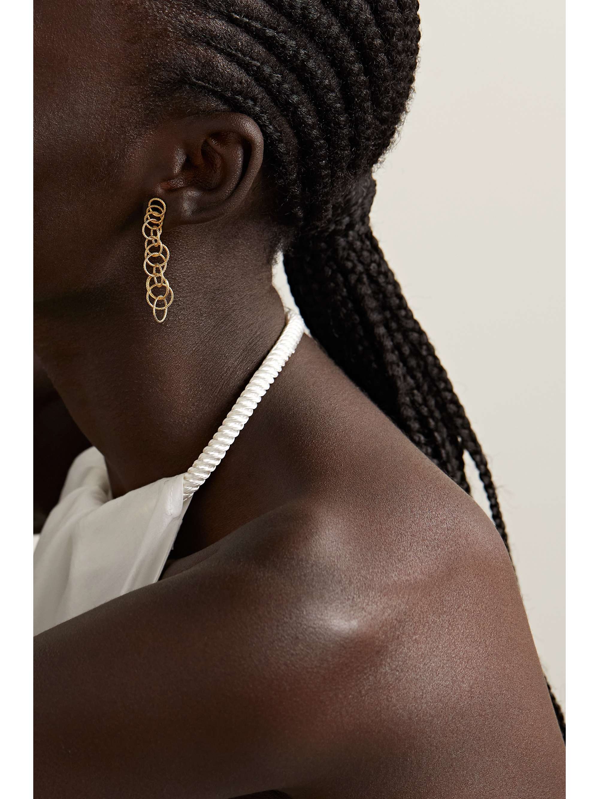 BUCCELLATI Hawaii Honolulu 18-karat gold earrings