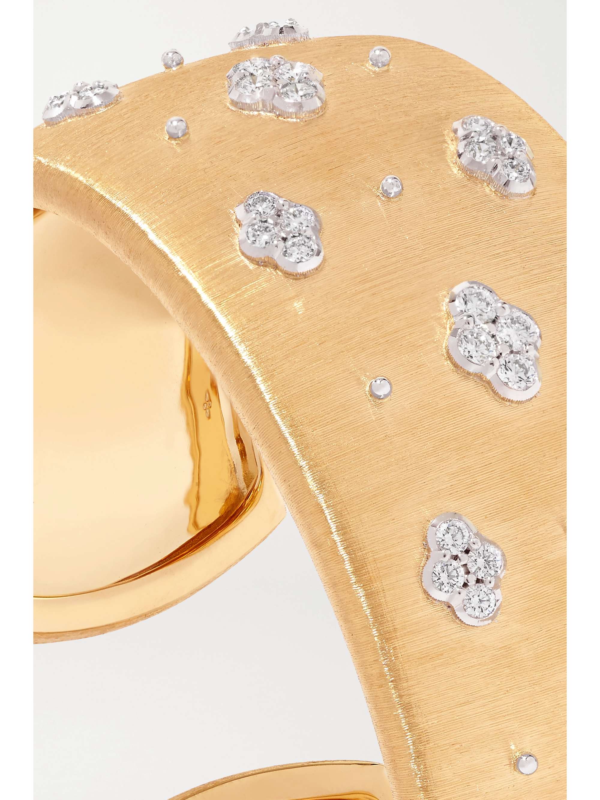 BUCCELLATI Macri 18-karat gold diamond cuff