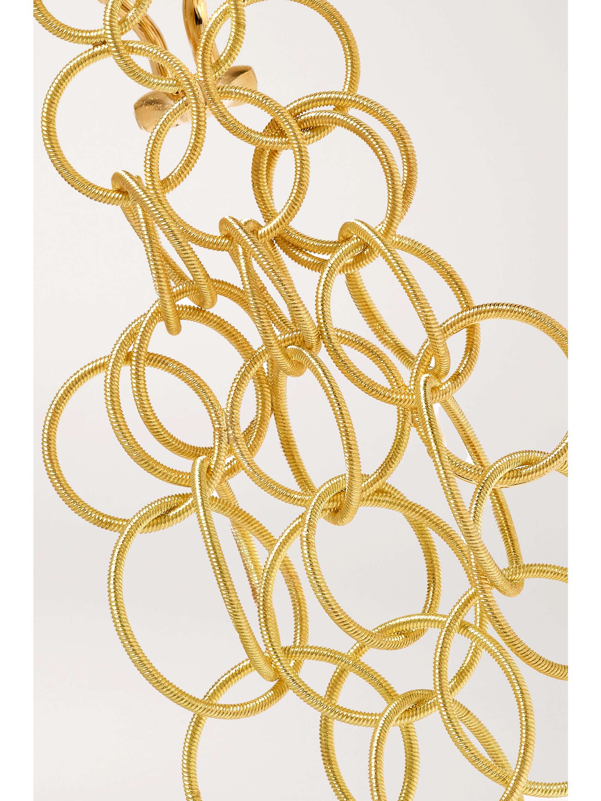BUCCELLATI Hawaii 18-karat gold earrings