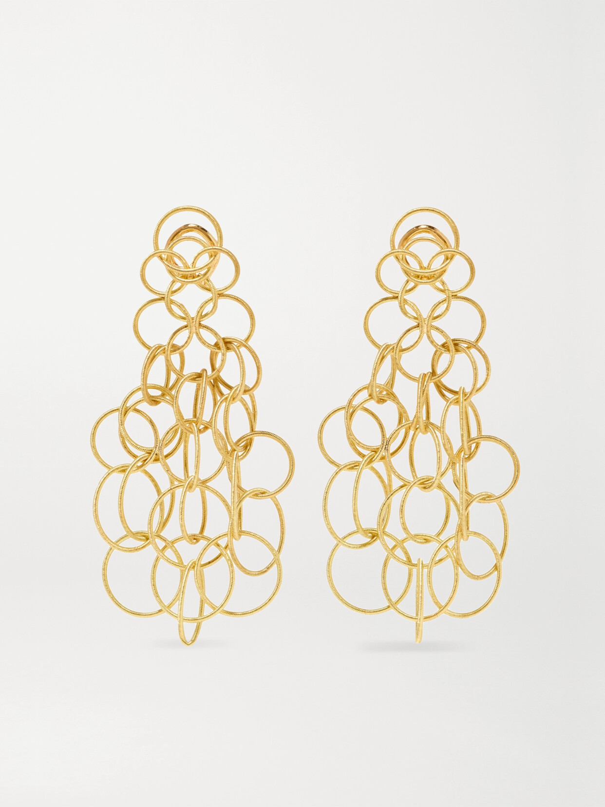 BUCCELLATI HAWAII 18-KARAT GOLD EARRINGS