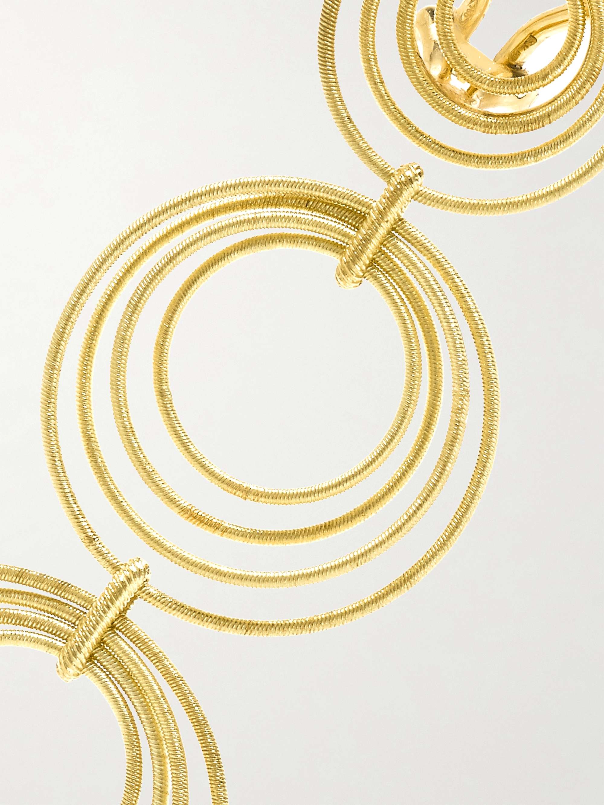 BUCCELLATI Hawaii Waikiki 18-karat gold earrings