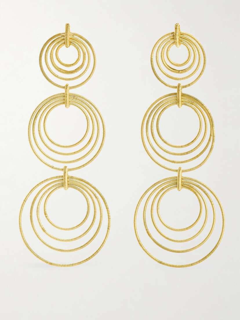 Buccellati Hawaii Waikiki 18-karat Gold Earrings
