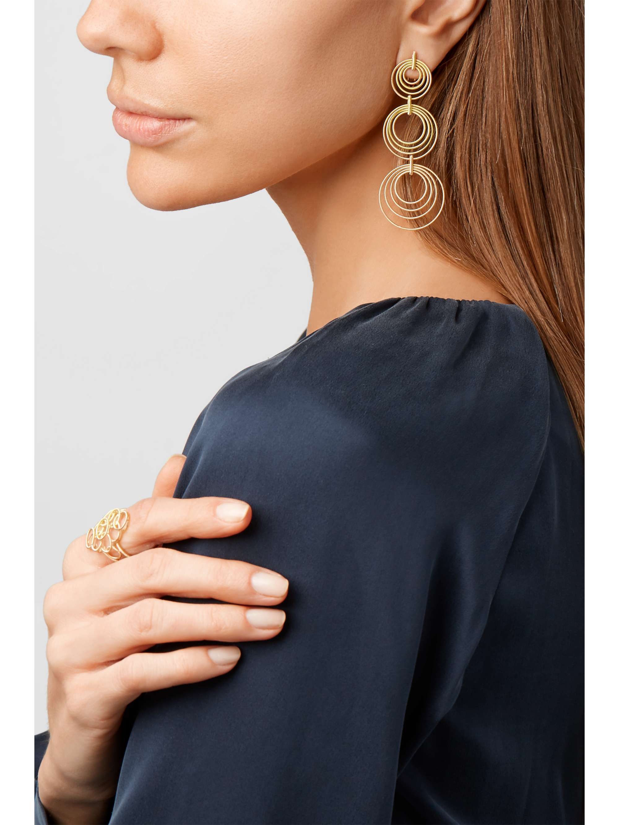 BUCCELLATI Hawaii Waikiki 18-karat gold earrings