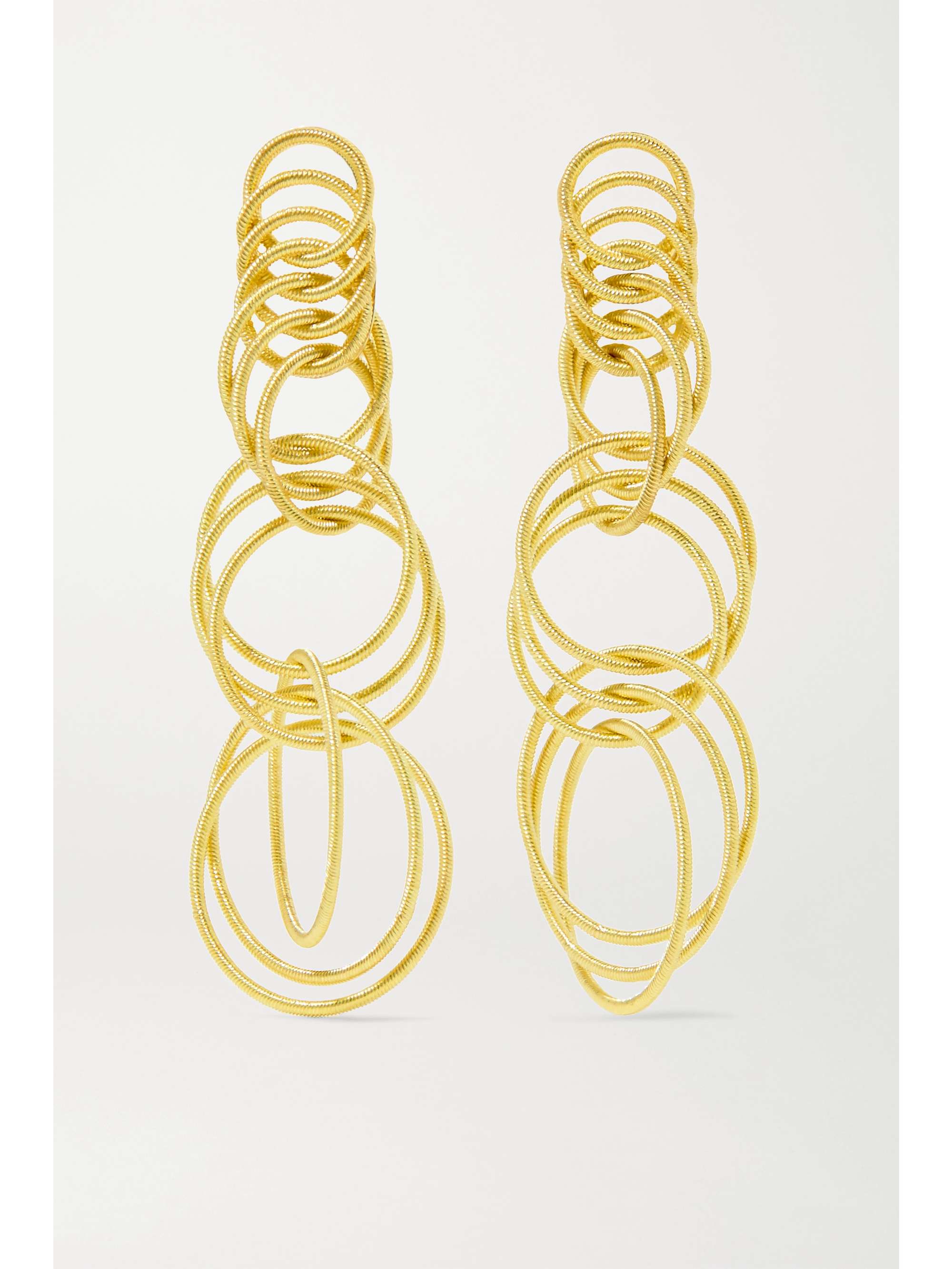 BUCCELLATI Hawaii 18-karat gold earrings