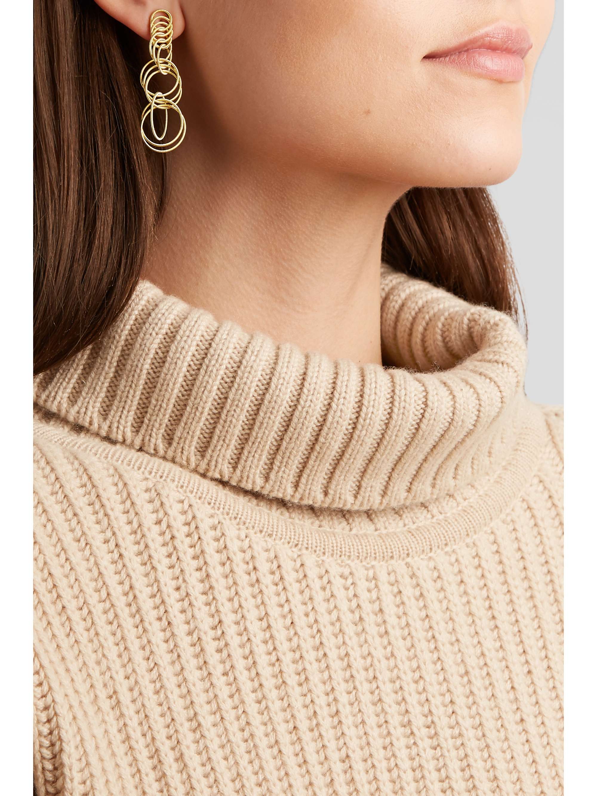 BUCCELLATI Hawaii 18-karat gold earrings