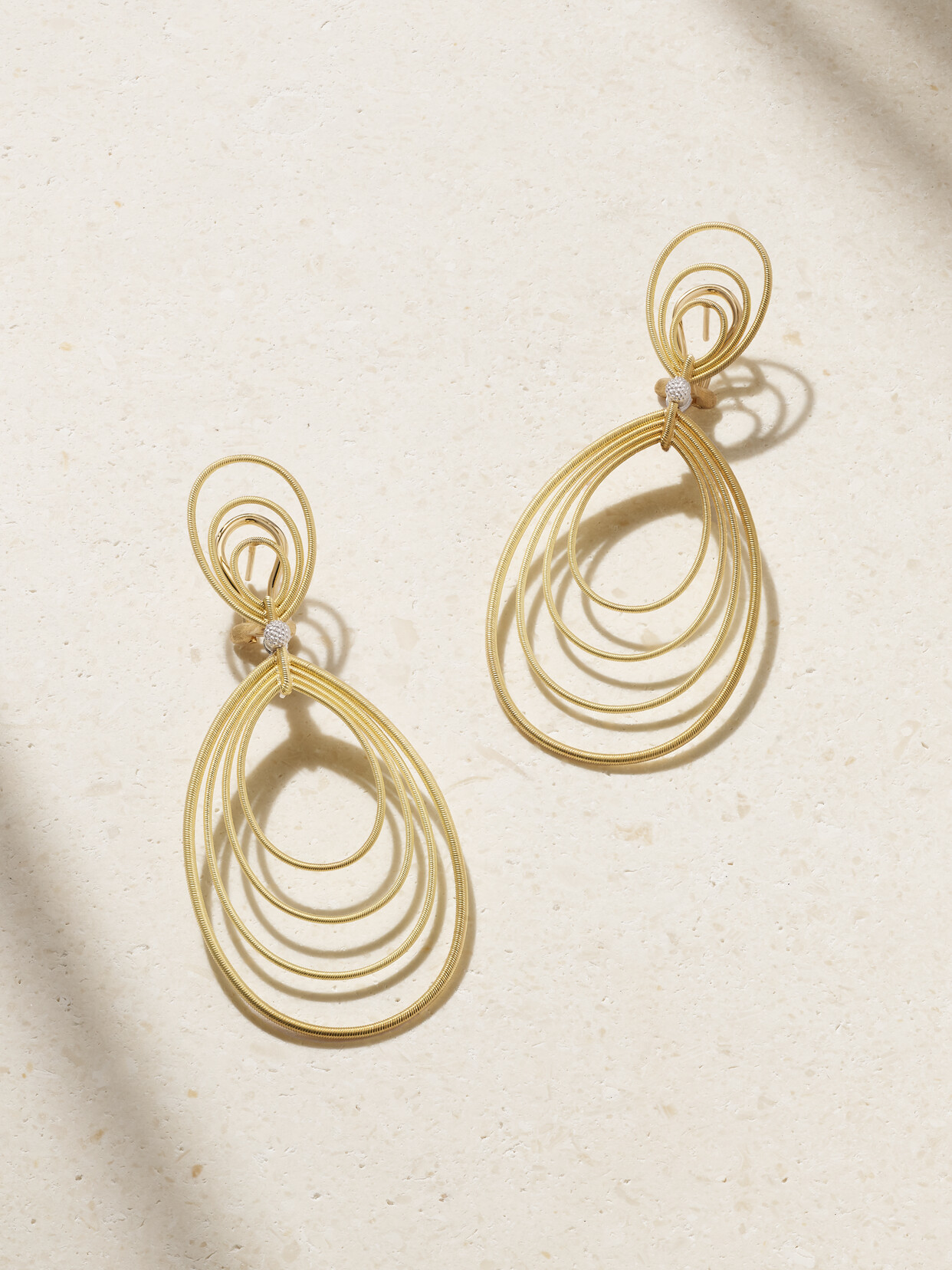Buccellati – Hawaii Waikiki 18-karat Yellow And White Gold Earrings – One size