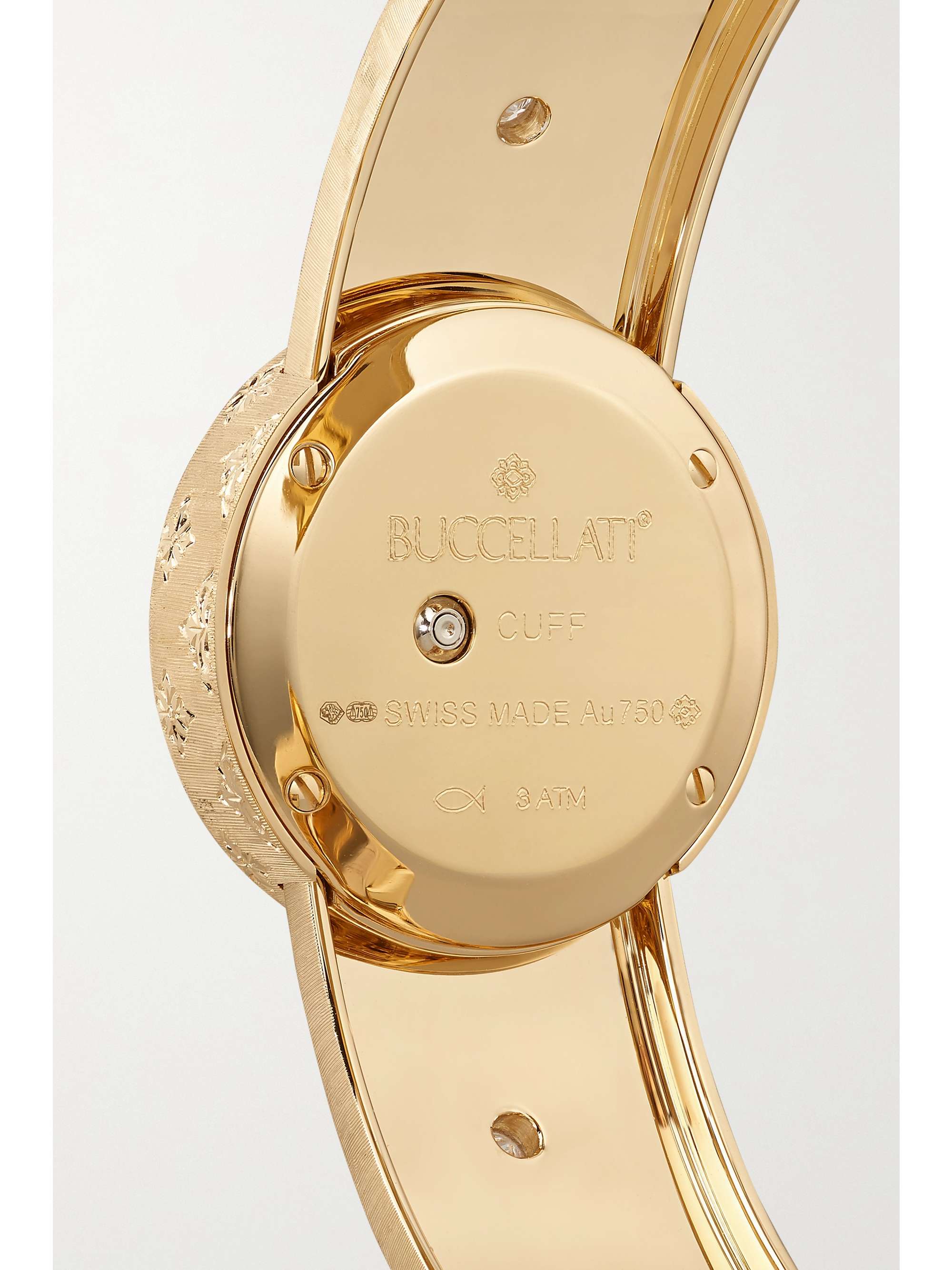 BUCCELLATI Macri 24mm 18-karat gold, malachite and diamond watch