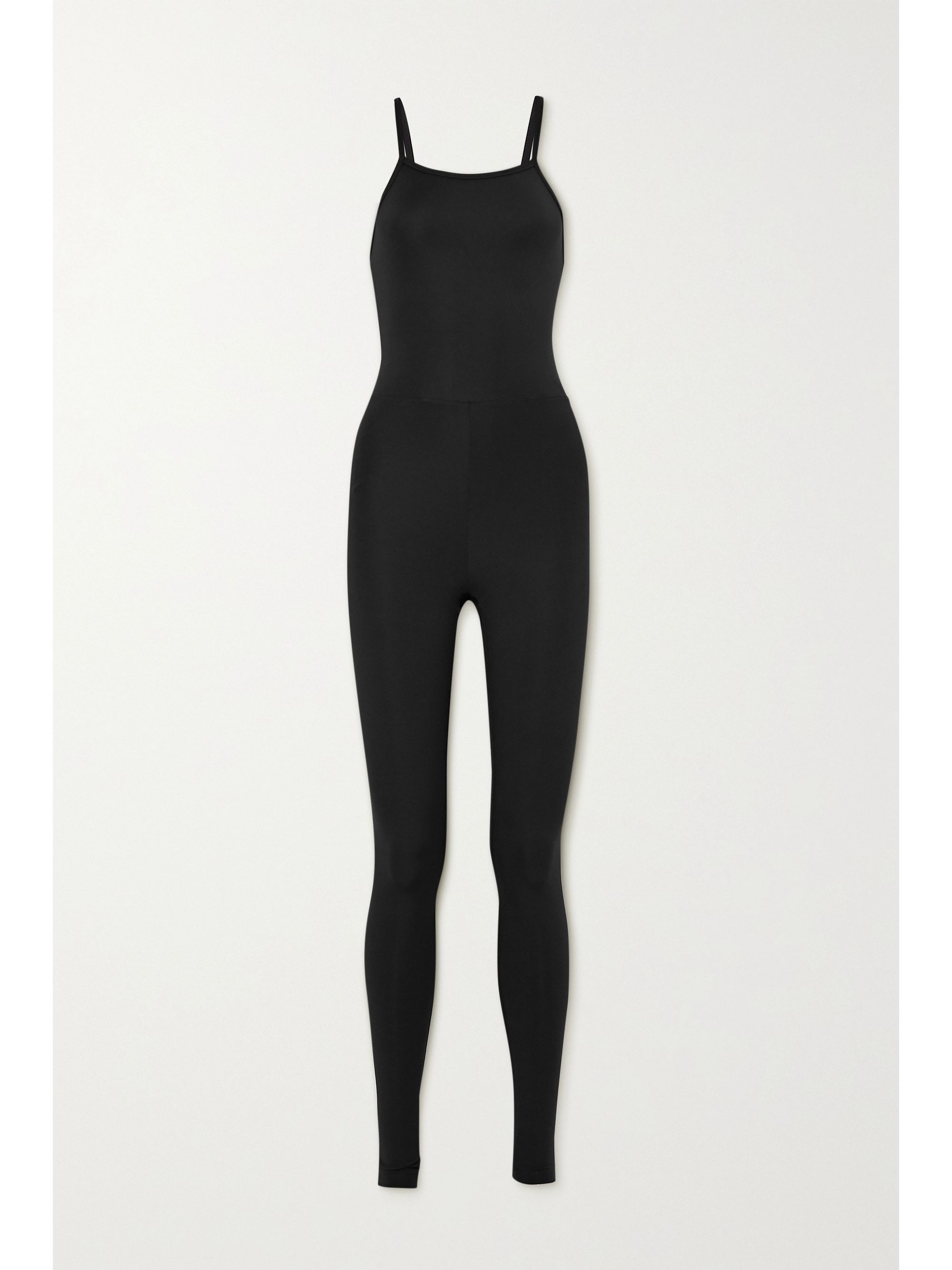 black unitard bodysuit