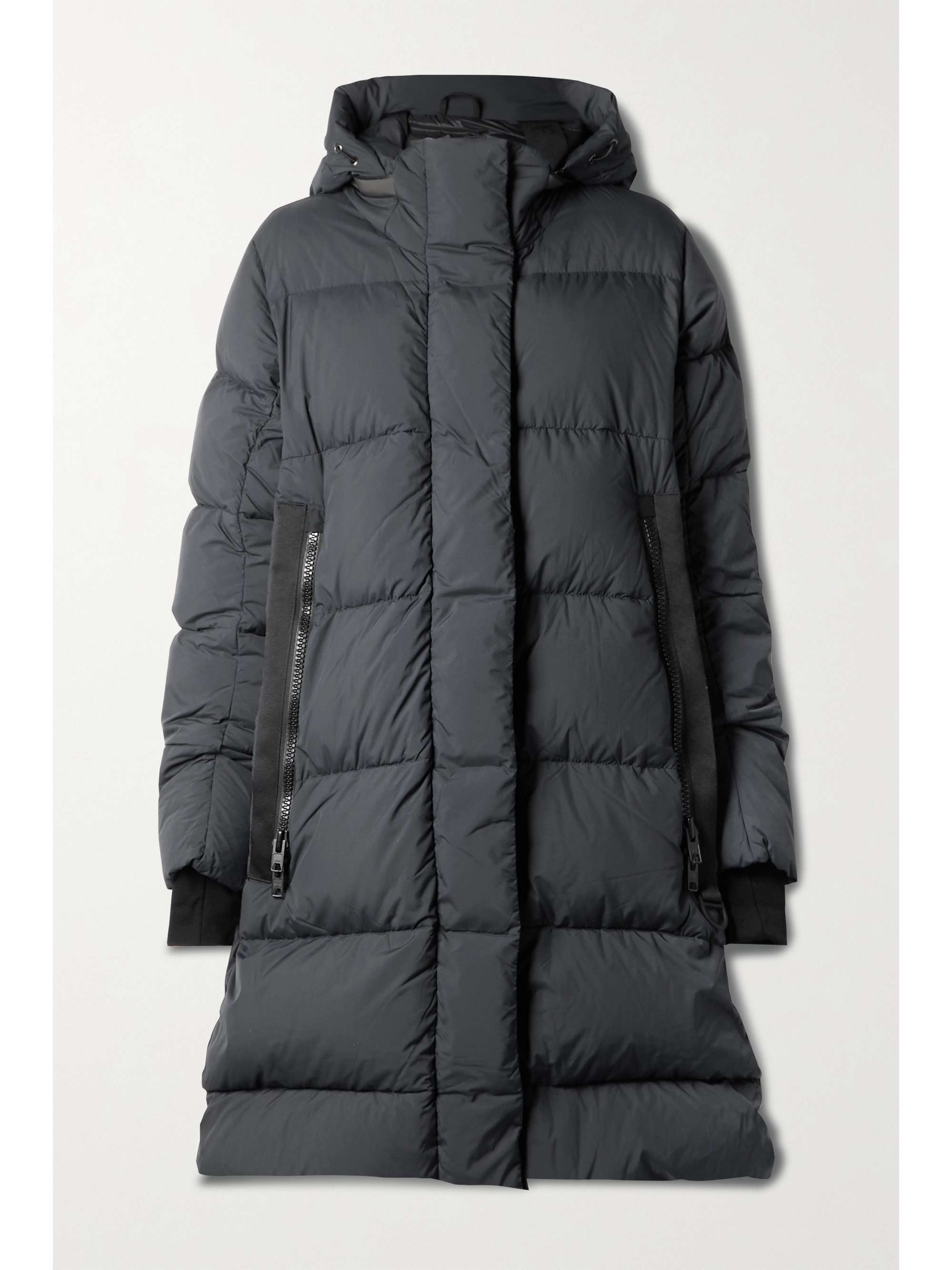 ankle length down puffer coat