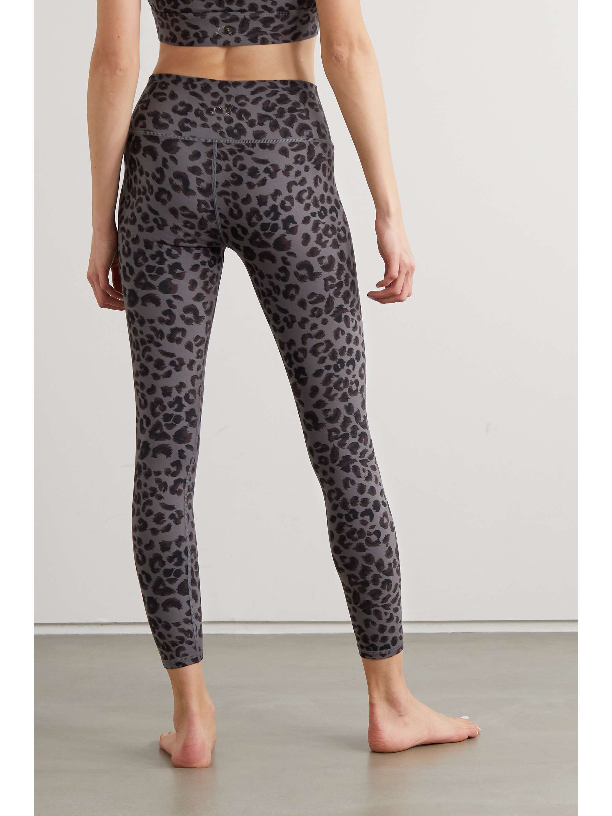 Dark gray Century snake-print stretch 