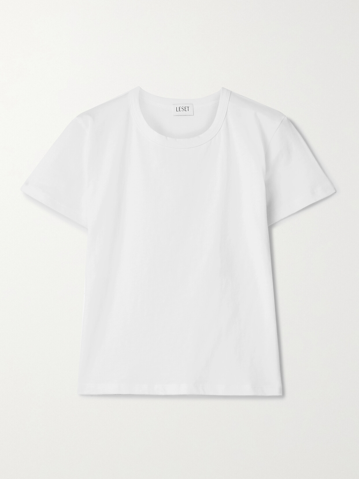 Leset Margo Cotton-jersey T-shirt In White