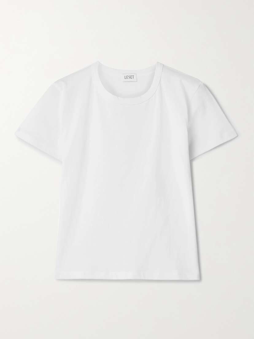 LESET Margo Cotton-jersey T-shirt - Women's Clothing