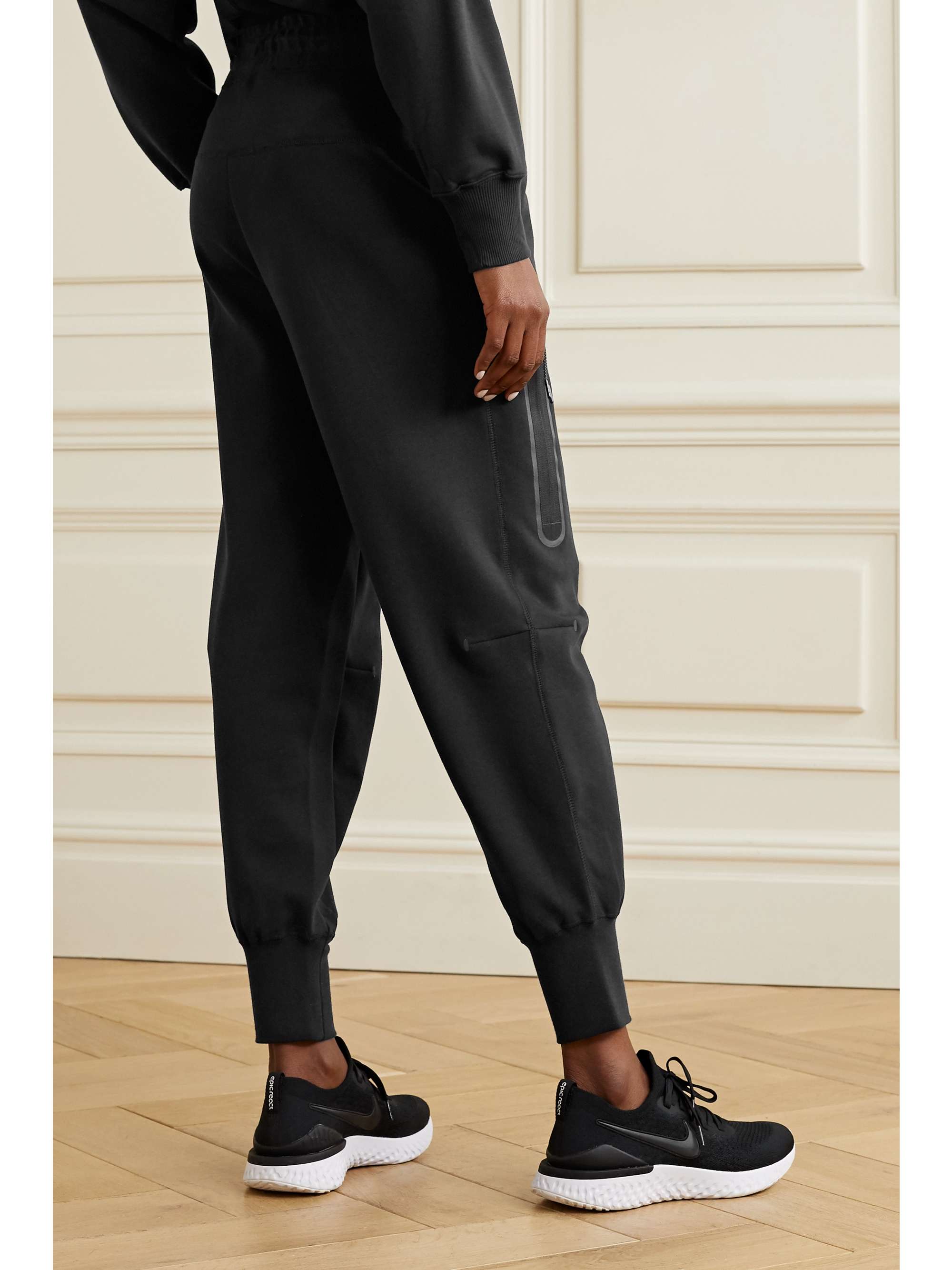 NIKE Cotton-blend jersey track pants