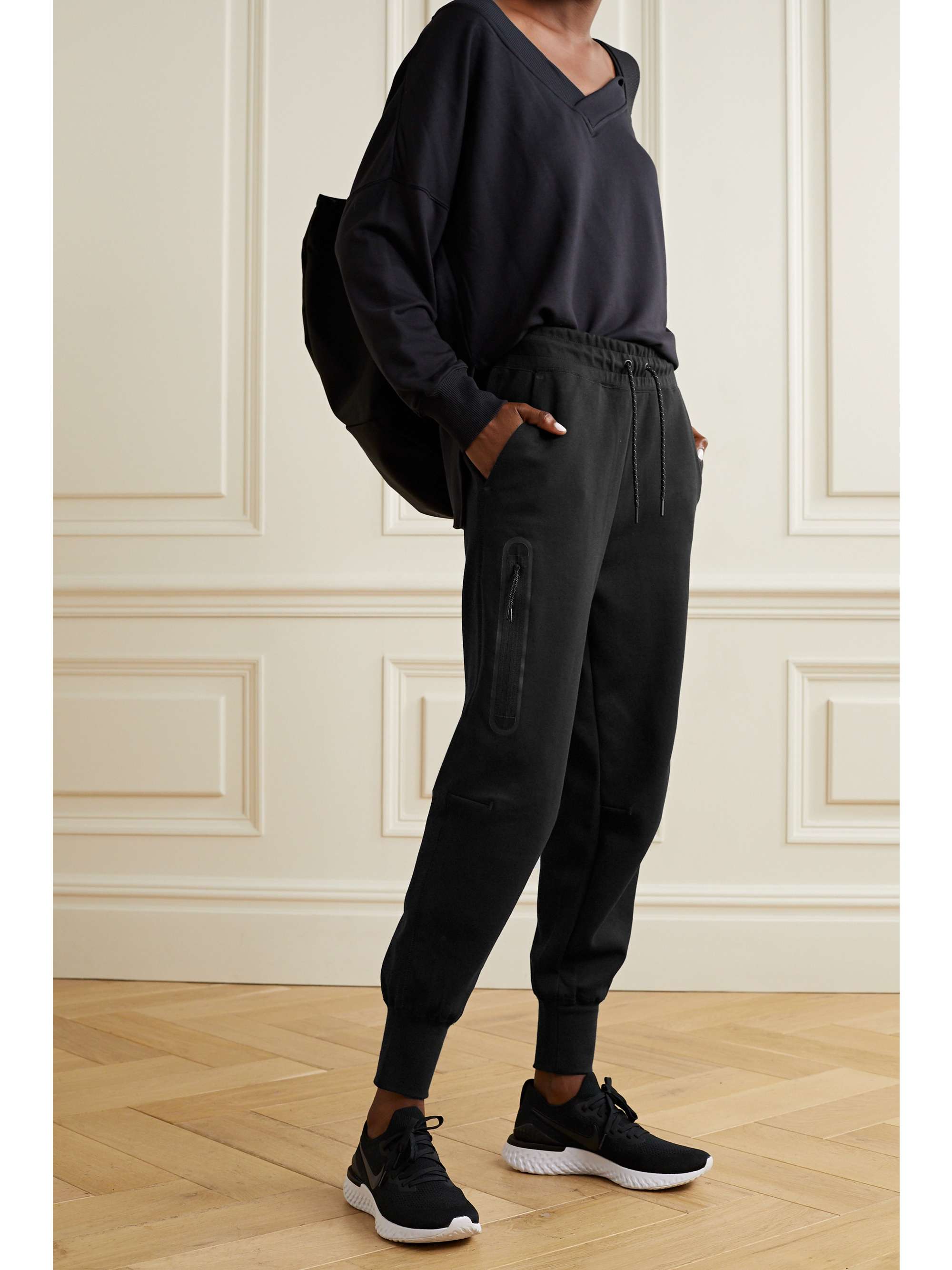 NIKE Cotton-blend jersey track pants | NET-A-PORTER