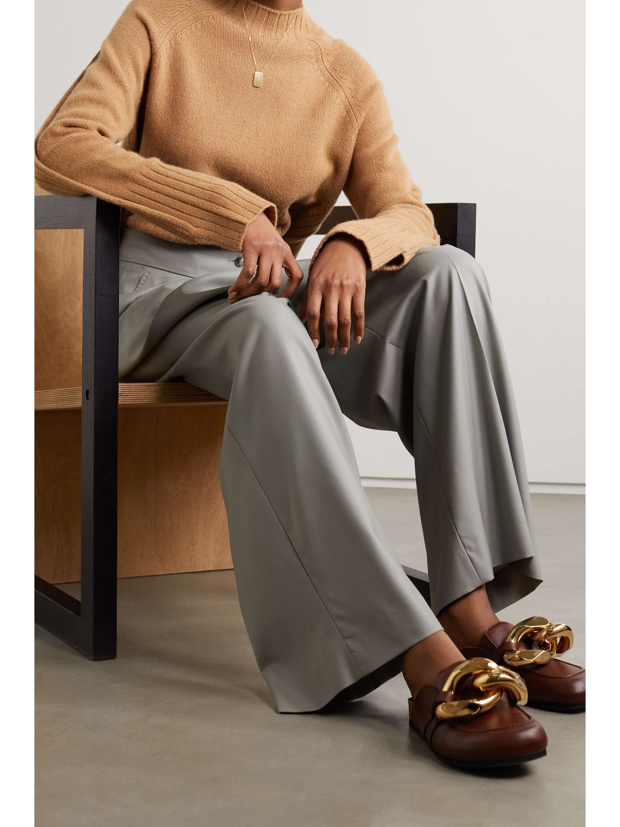REJINA PYO + NET SUSTAIN Erin cashmere and wool-blend sweater