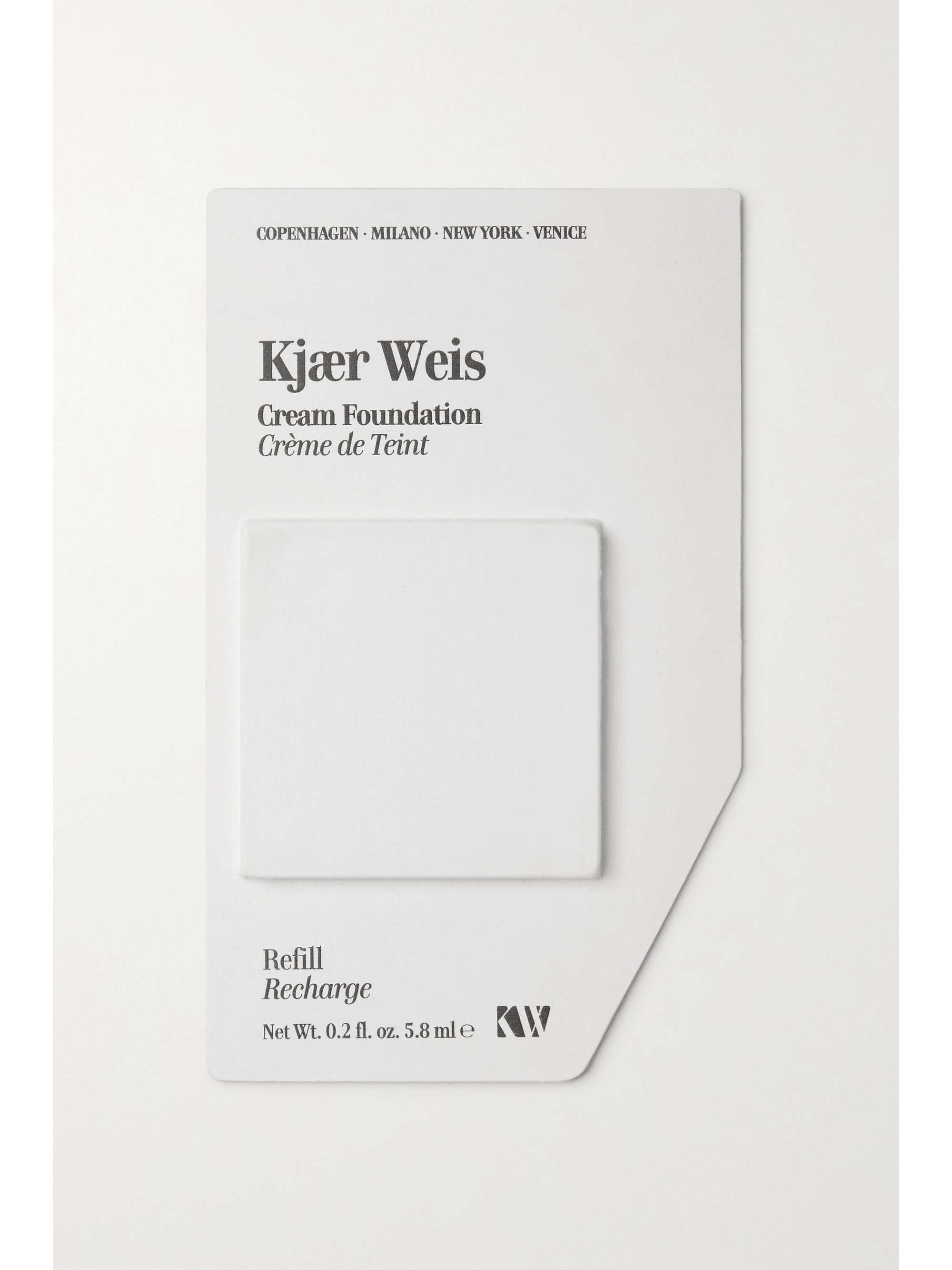 KJAER WEIS Cream Foundation Refill - Transparent