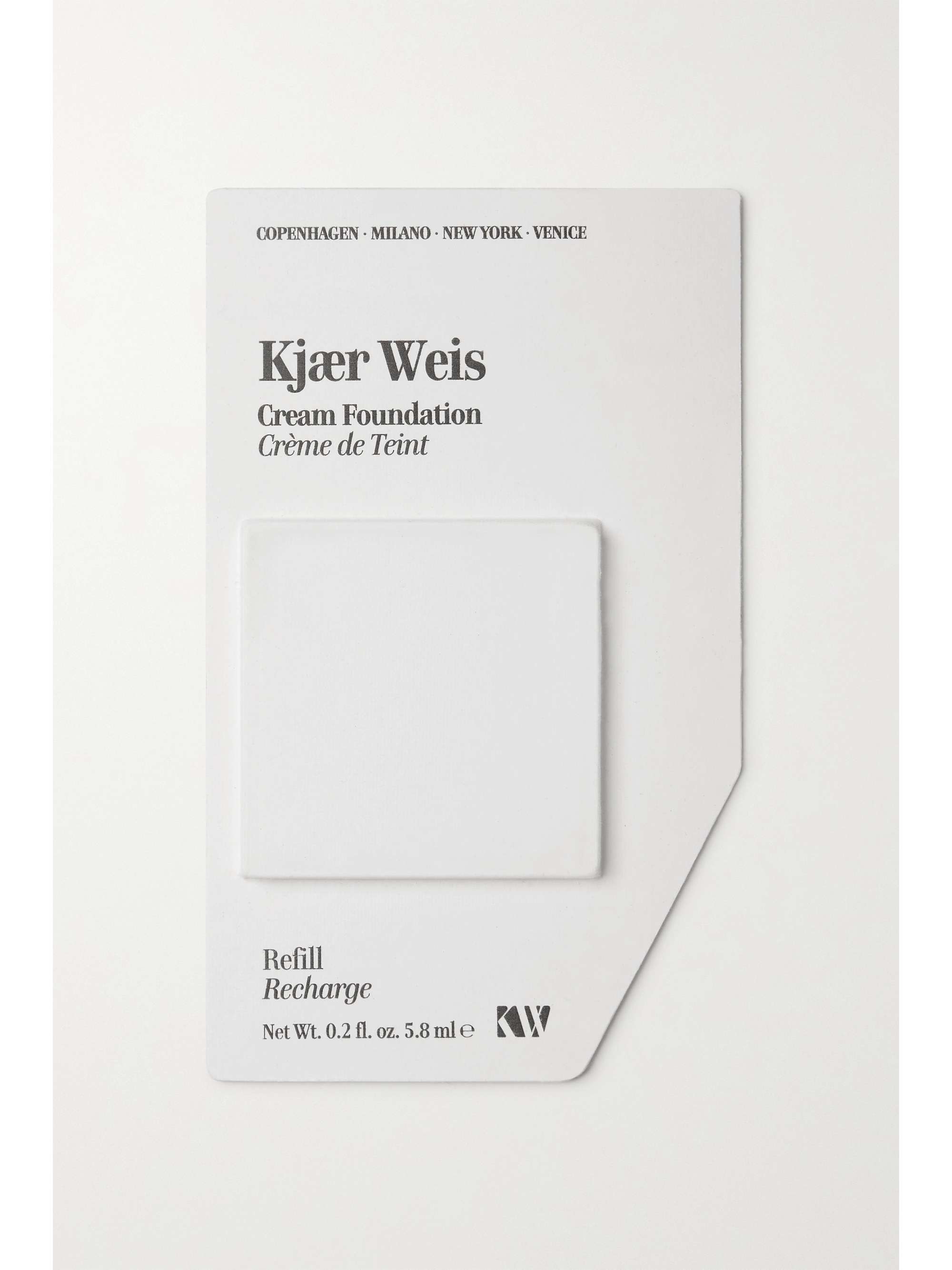KJAER WEIS Cream Foundation Refill - Transparent