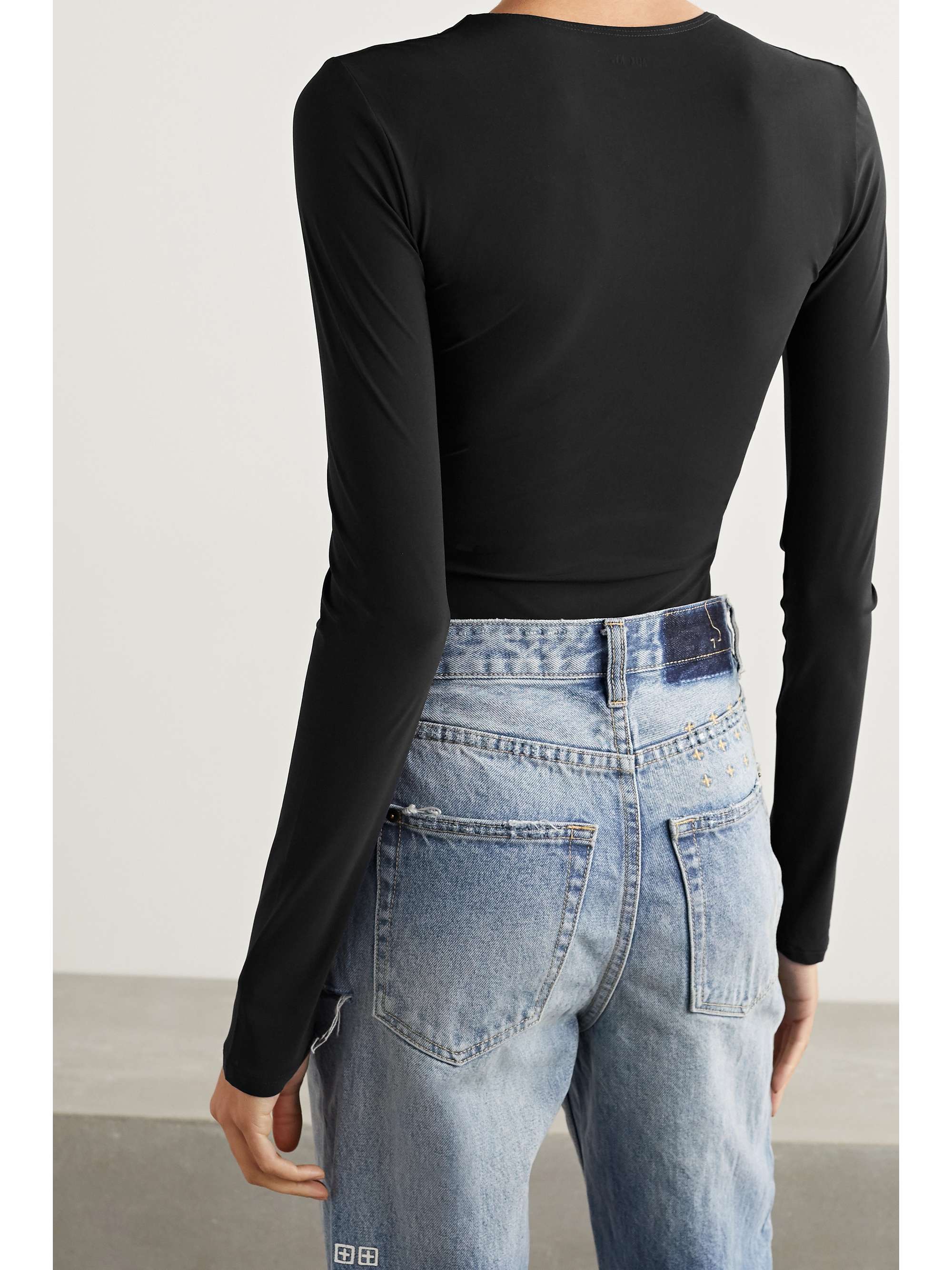 ALIX NYC Irving stretch-jersey thong bodysuit
