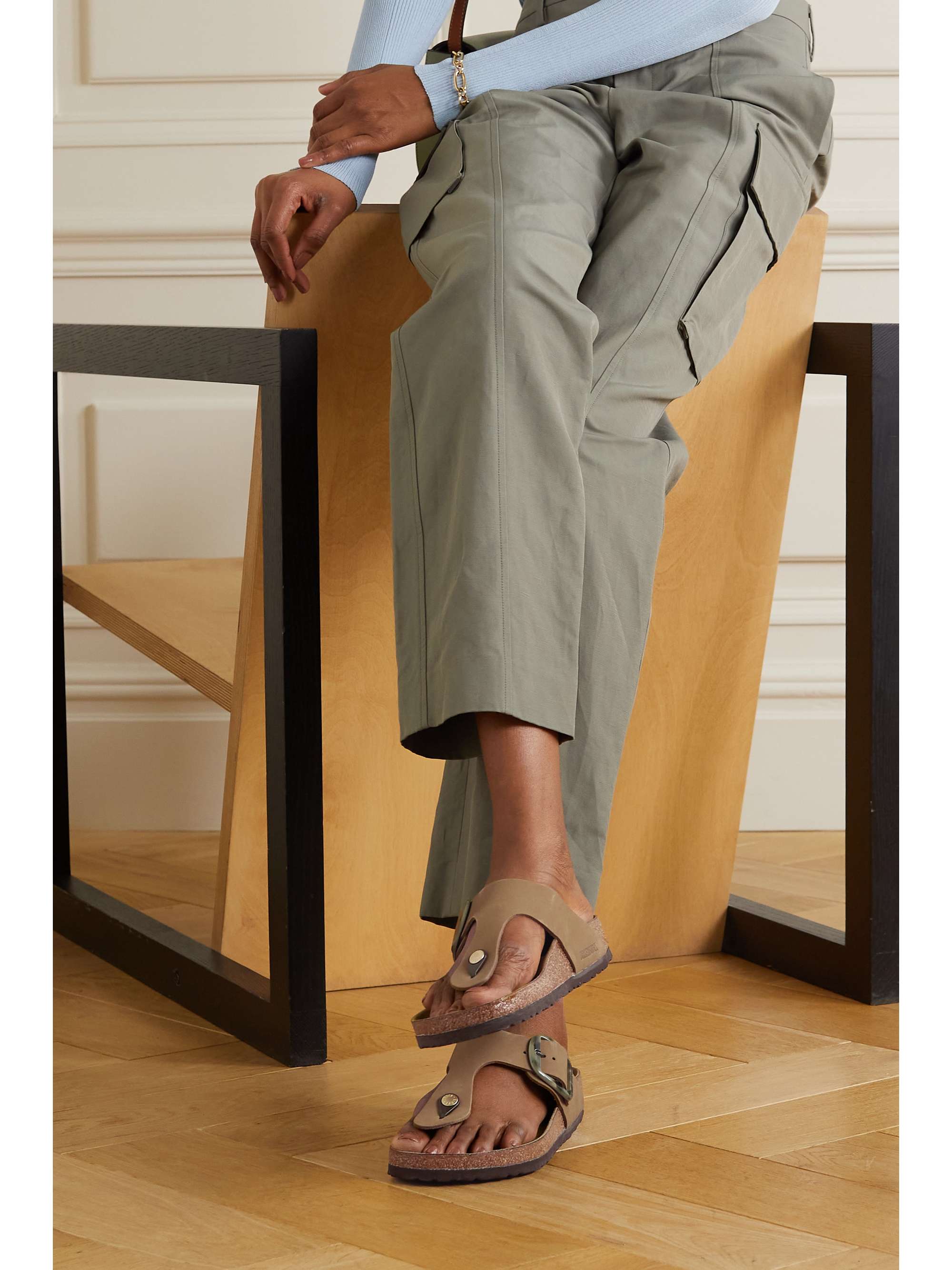 birkenstock gizeh leather sandals
