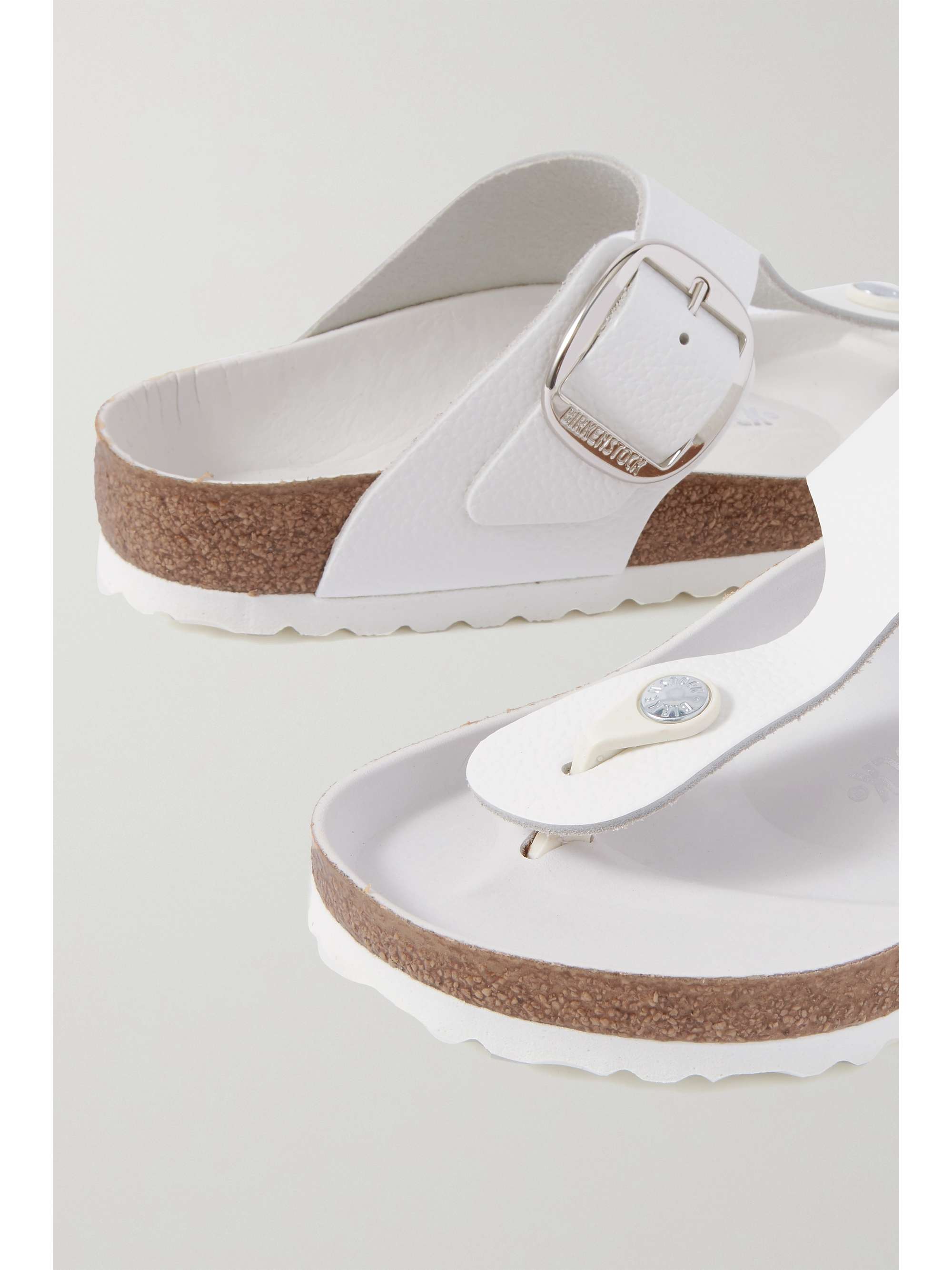 birkenstock gizeh white leather