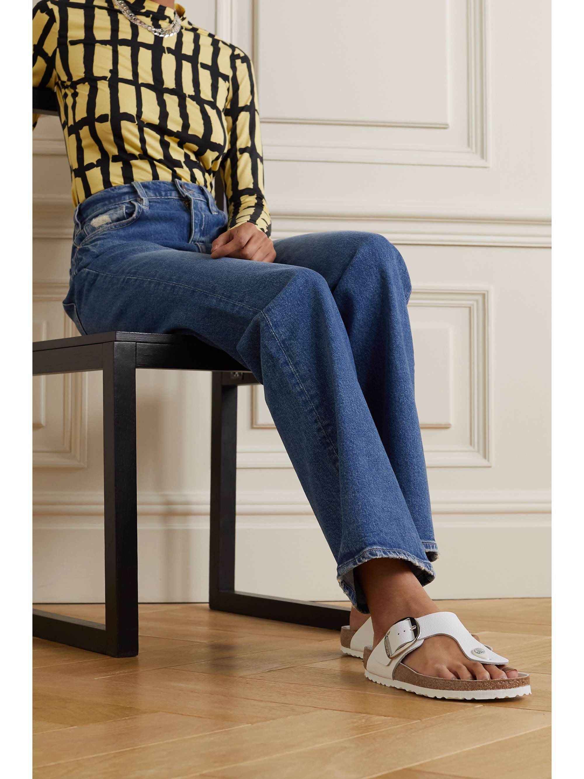 birkenstock gizeh leather sandals