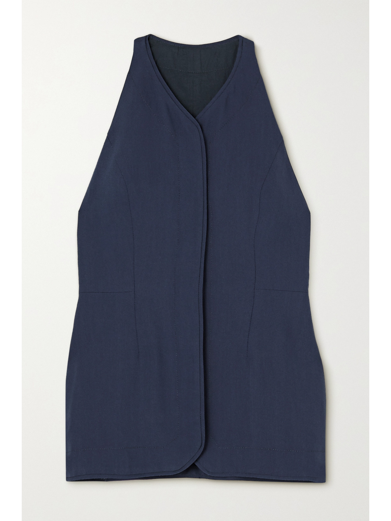 Tove Norah Poplin Top In Blue