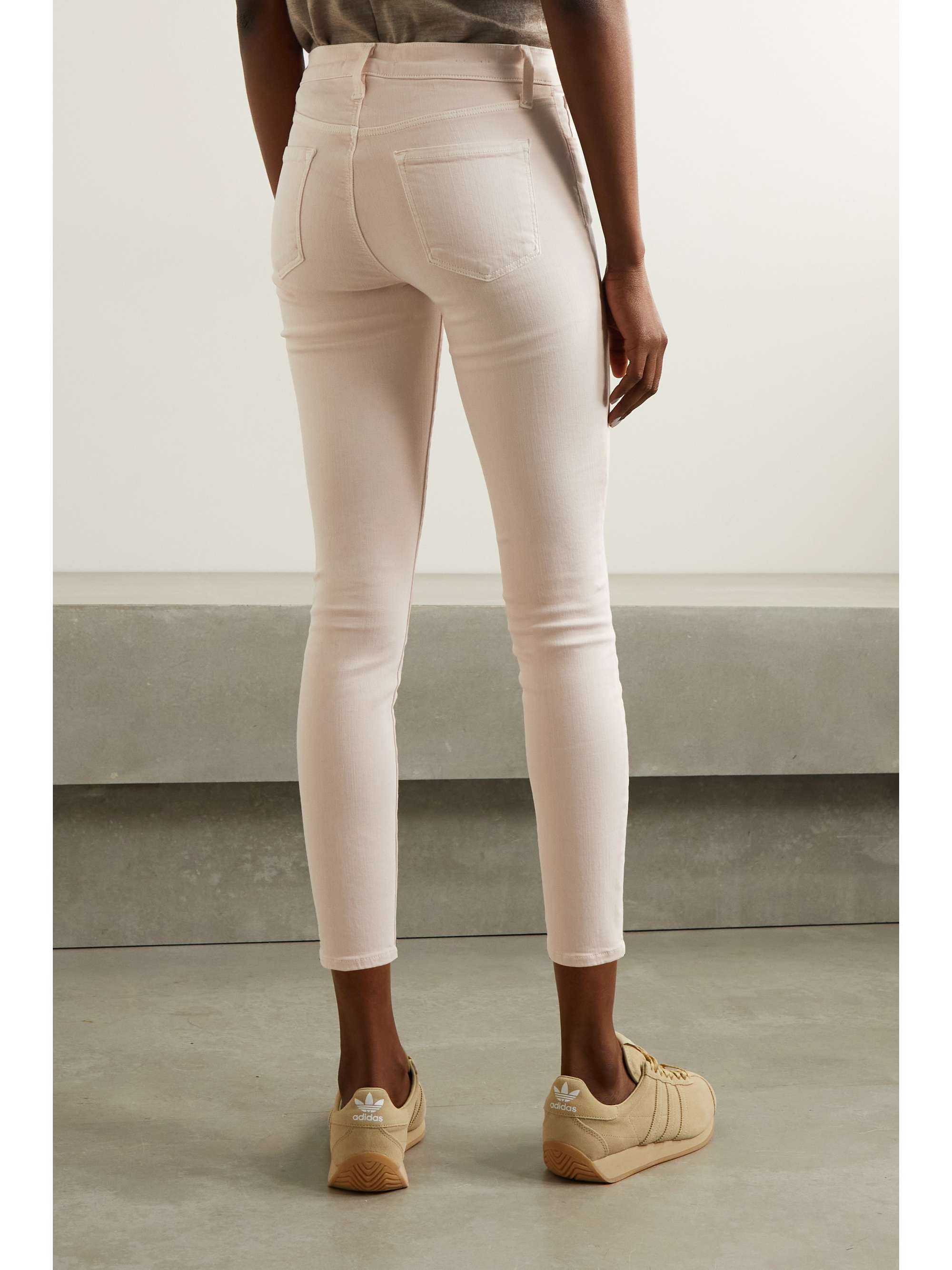 Blush 835 cropped mid-rise skinny jeans 