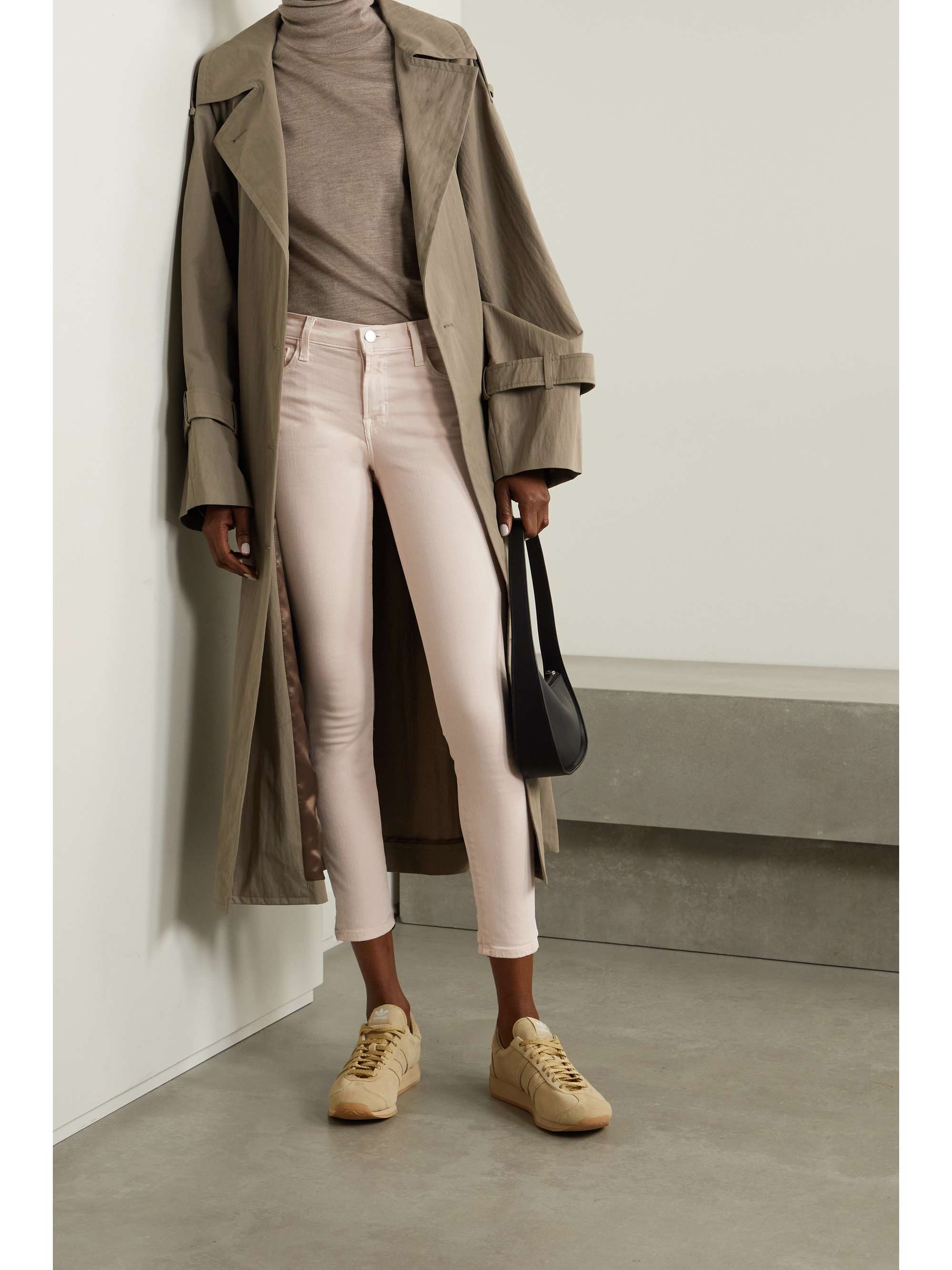 Blush 835 cropped mid-rise skinny jeans 