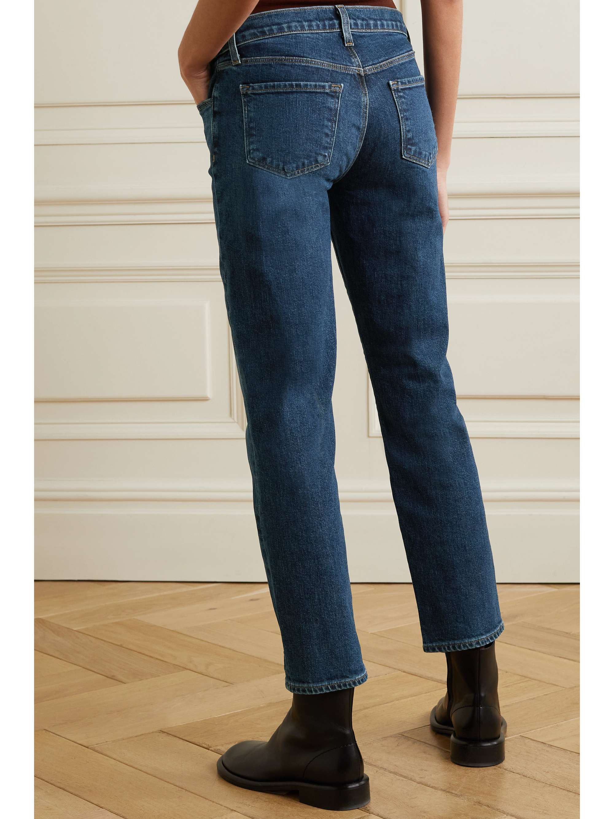 J BRAND Adele mid-rise straight-leg jeans