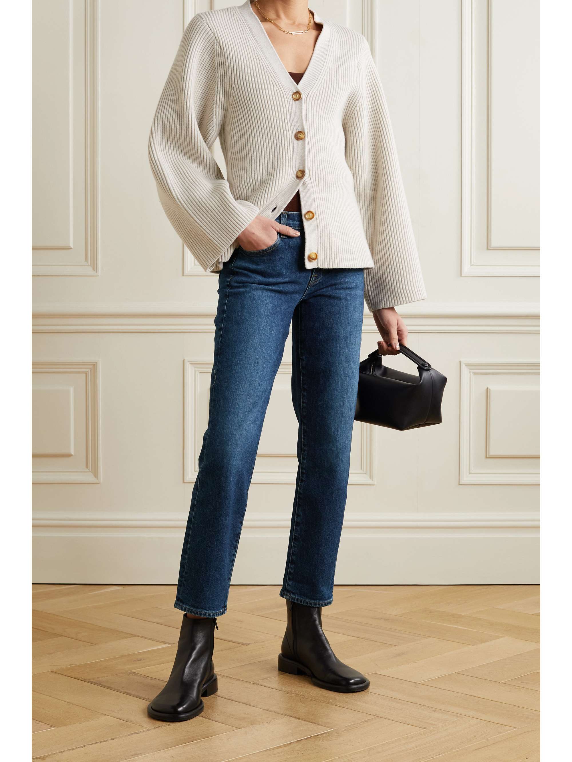 J BRAND Adele mid-rise straight-leg jeans