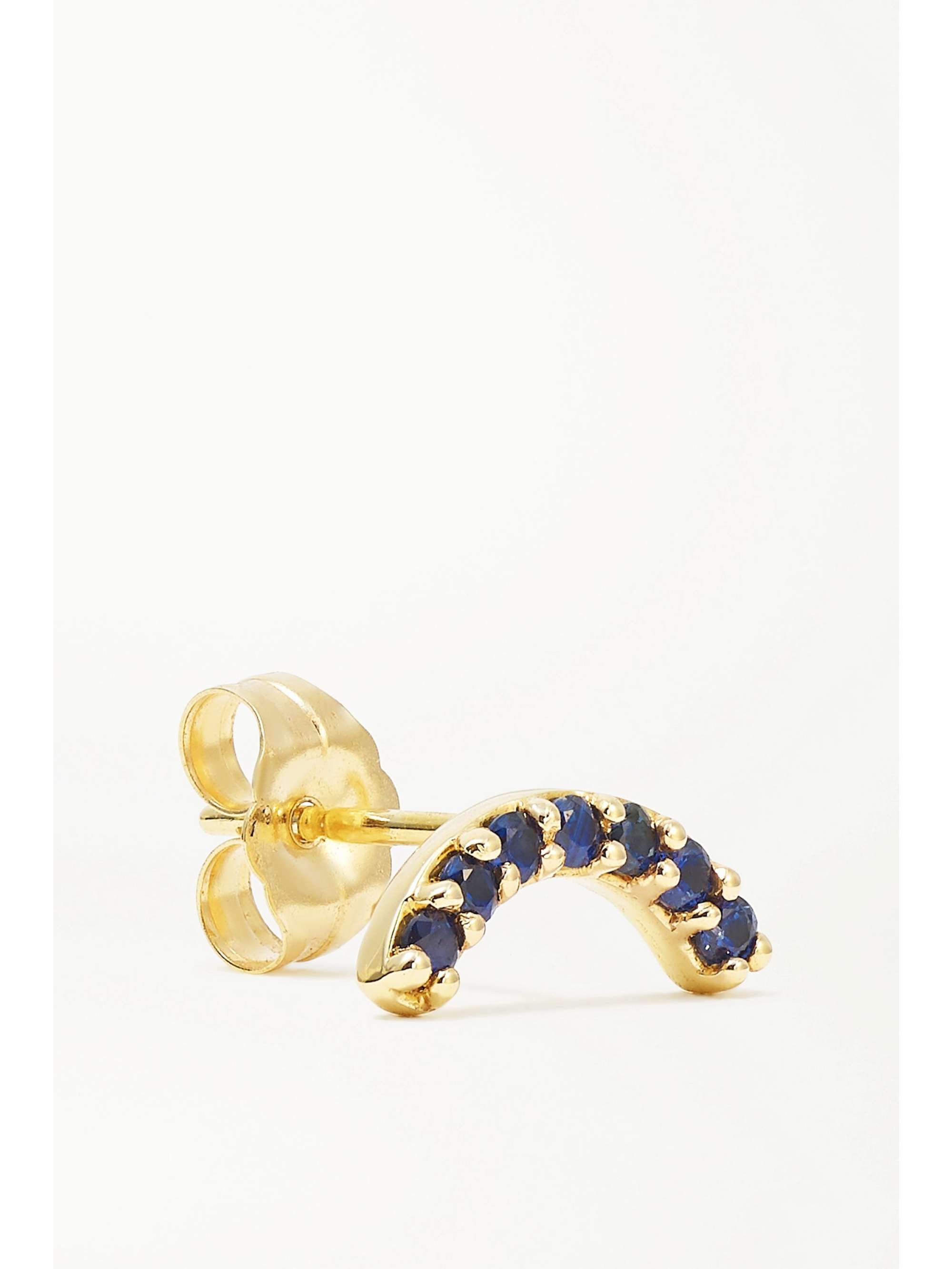 ANDREA FOHRMAN 14-karat gold sapphire earring